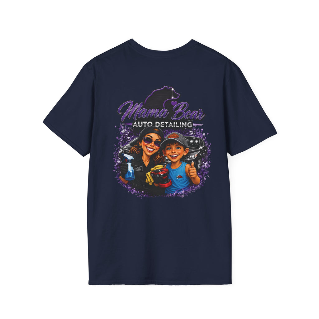 Mama Bear Auto Detailing Tee — Women's Car Care Shirt for Detailers