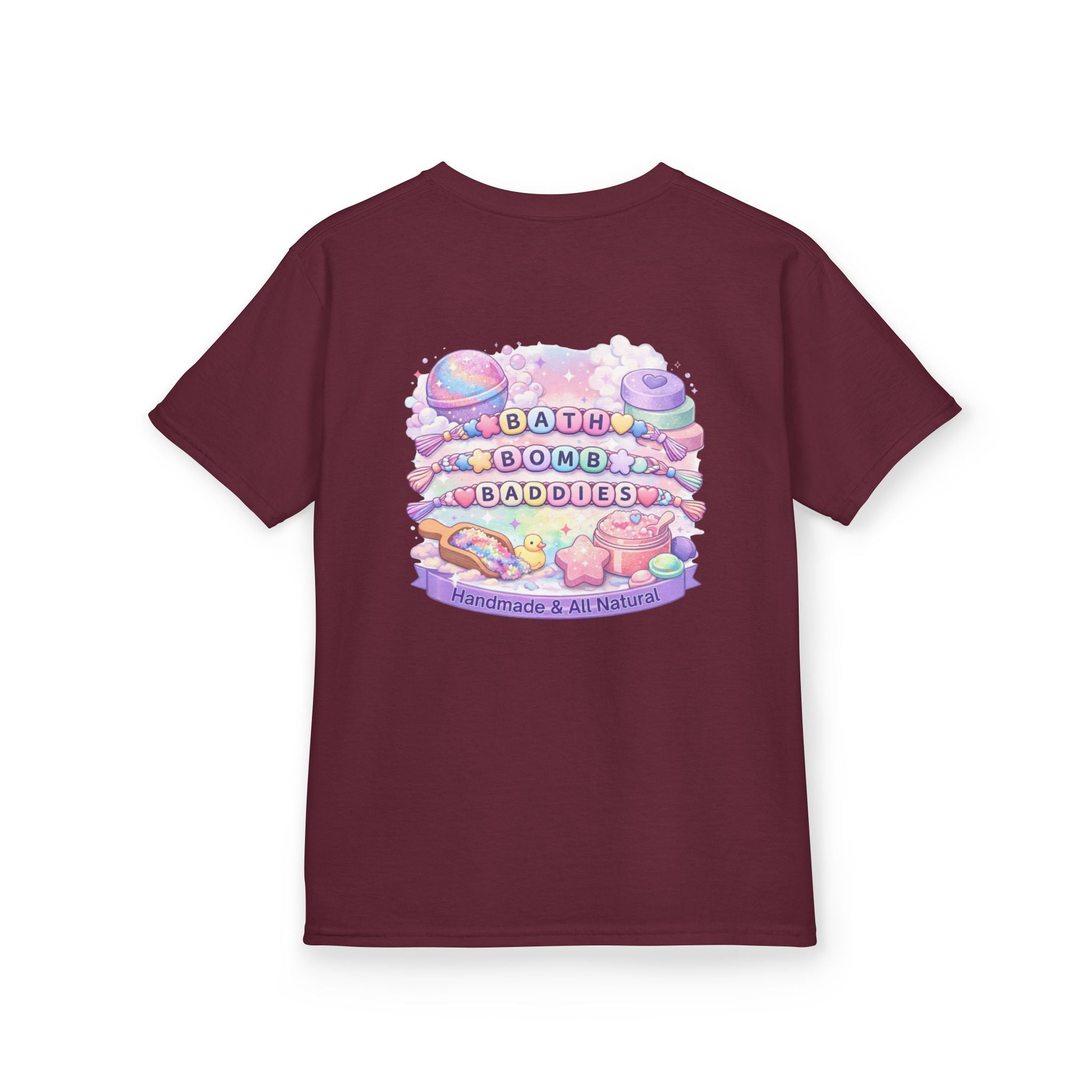Kids Bath Bomb Baddies T-Shirt — Pastel Handmade Bath Bombs Graphic Tee