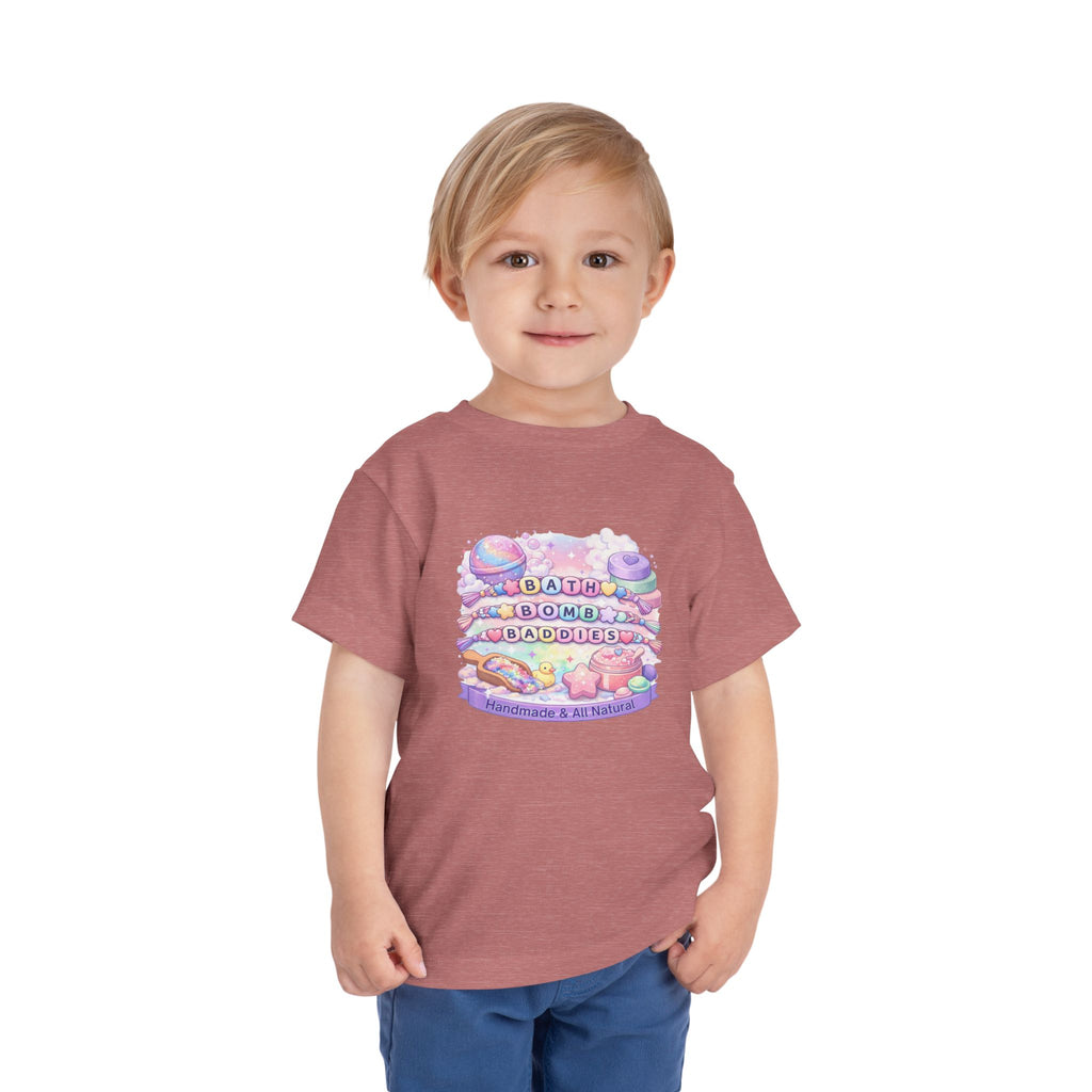 Toddler Bath Bomb Baddies T-Shirt — Pastel Handmade Bath Bombs Graphic Tee