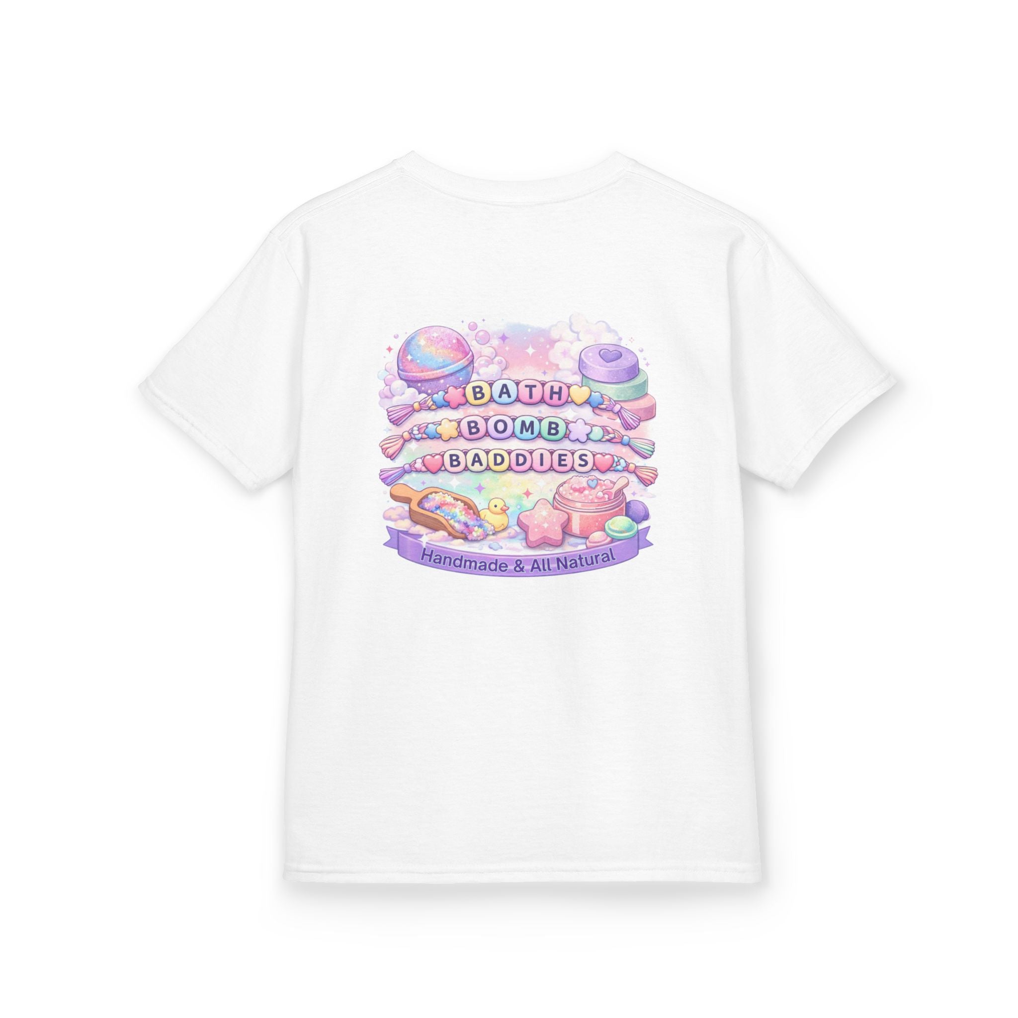 Kids Bath Bomb Baddies T-Shirt — Pastel Handmade Bath Bombs Graphic Tee