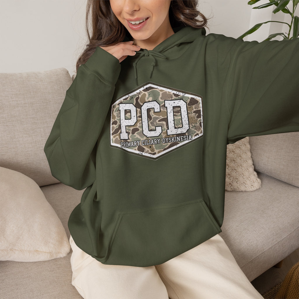 PCD Camo Logo Hoodie – Tactical Military Style Pullover