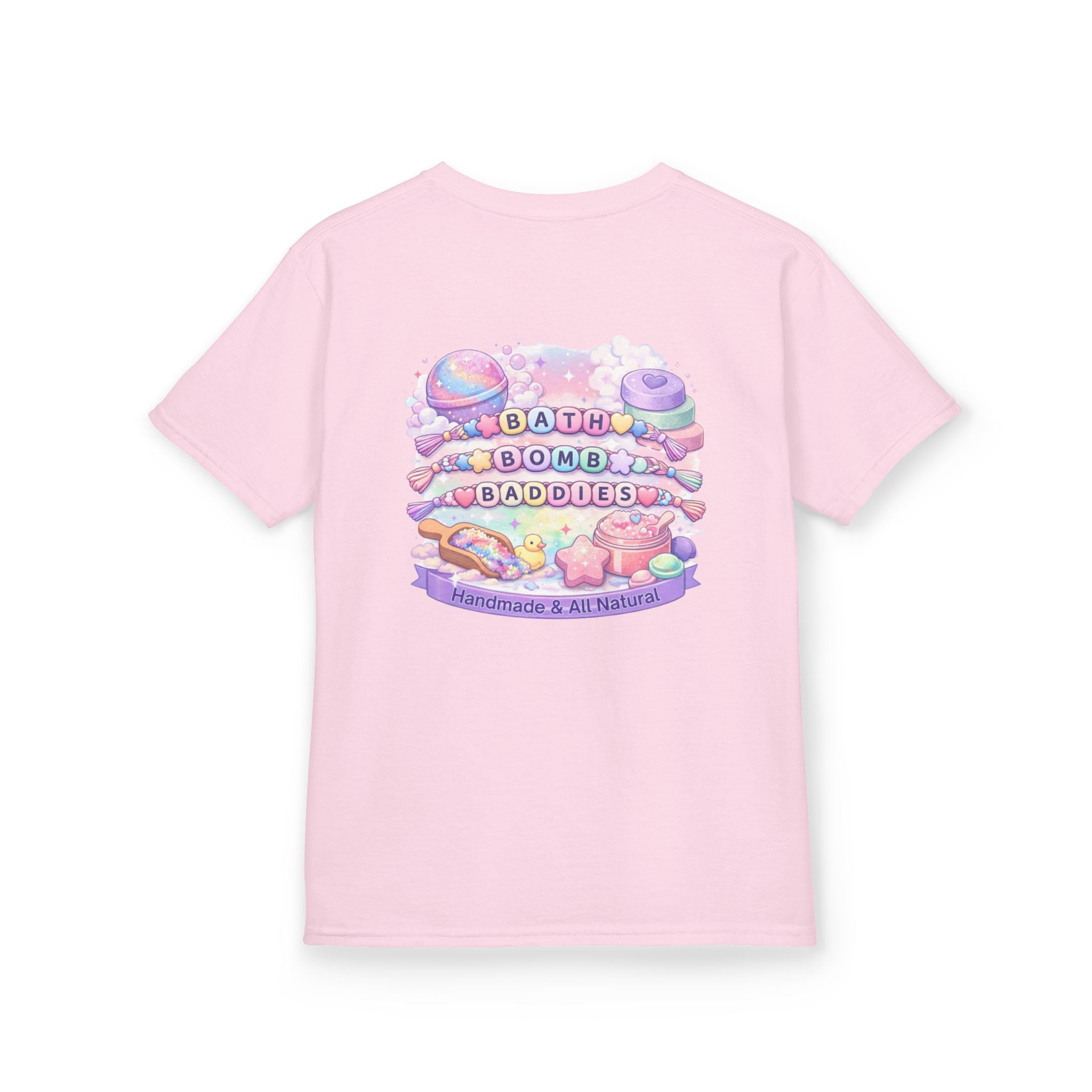 Kids Bath Bomb Baddies T-Shirt — Pastel Handmade Bath Bombs Graphic Tee