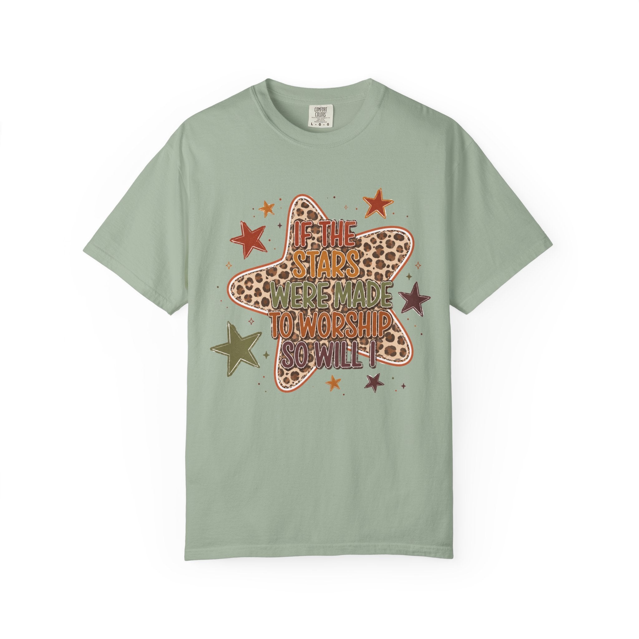 Vintage Star T-Shirt — "If the stars were made to worship so will I”