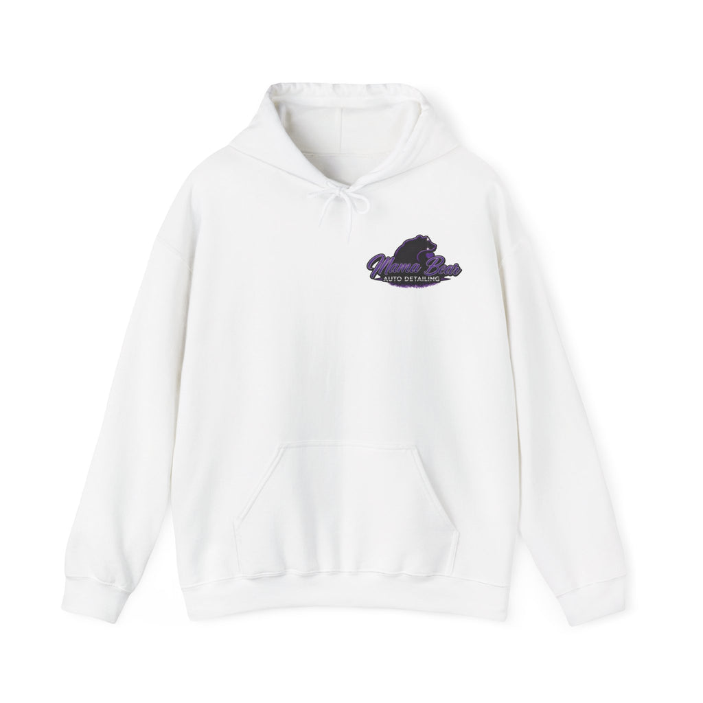 Mama Bear Auto Detailing Hoodie — Women's Car Care Team Pullover