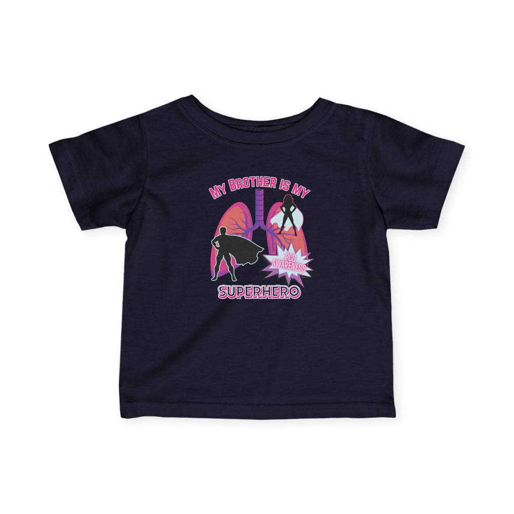 Infant Tee - My Brother is my Superhero - PCD Awareness