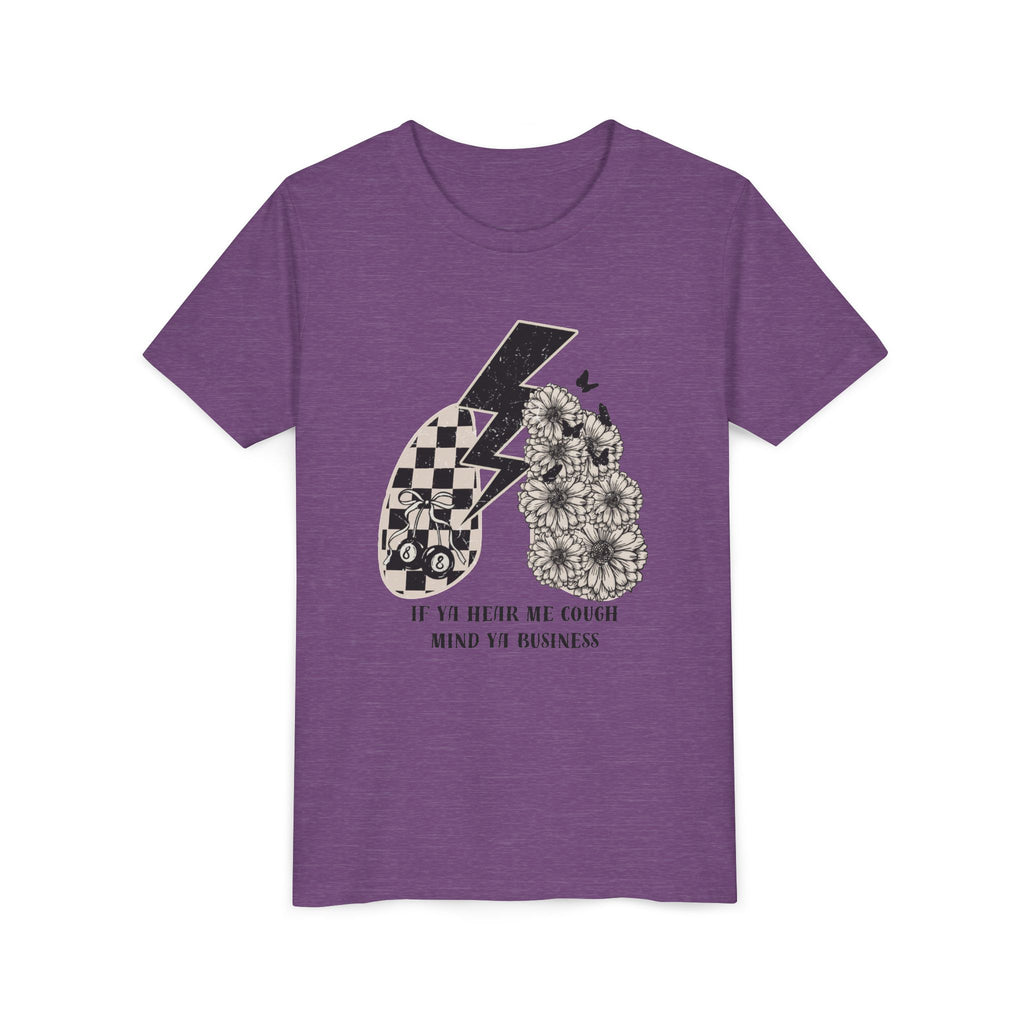 Lungs Mind Ya Business Tee- Youth