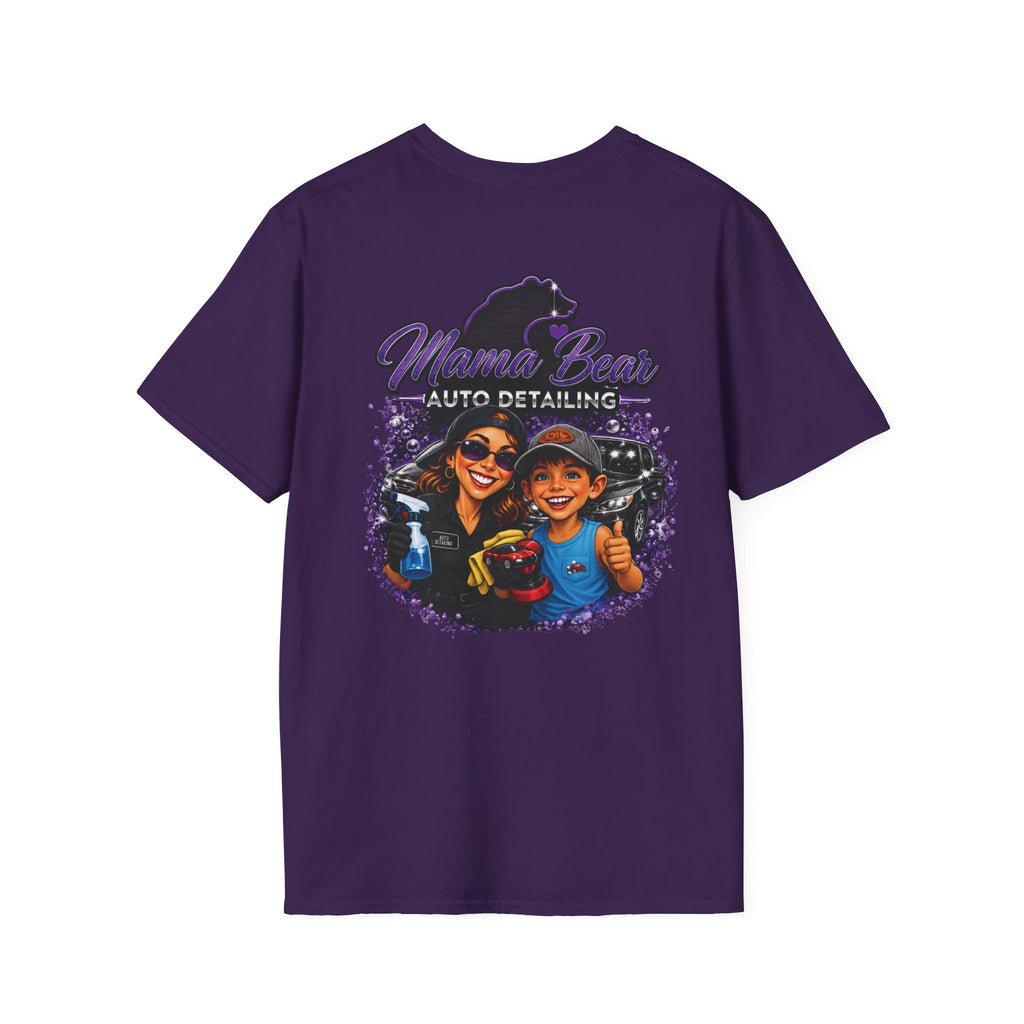 Mama Bear Auto Detailing Tee — Women's Car Care Shirt for Detailers