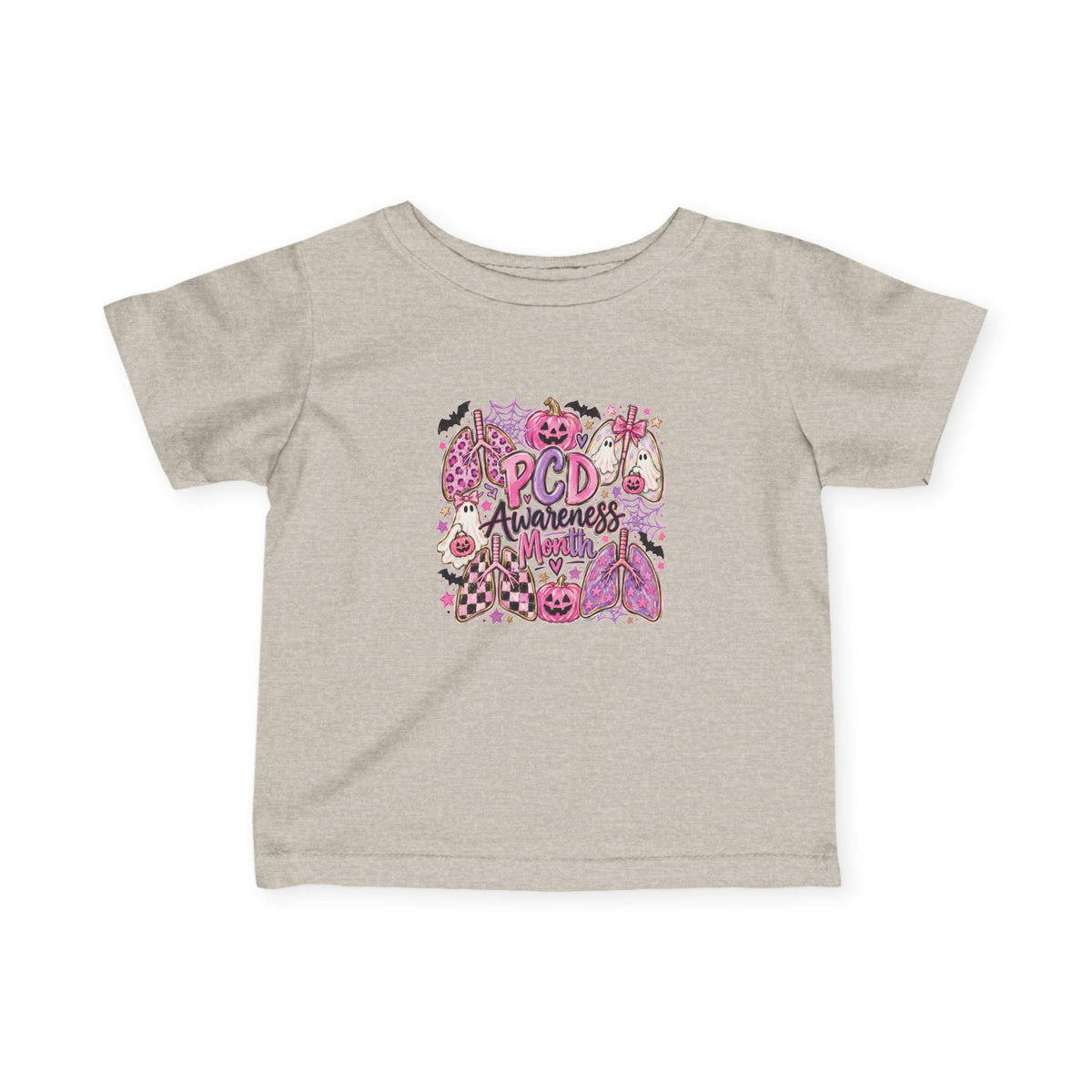 Infant Tee — Pink PCD Awareness Baby Shirt