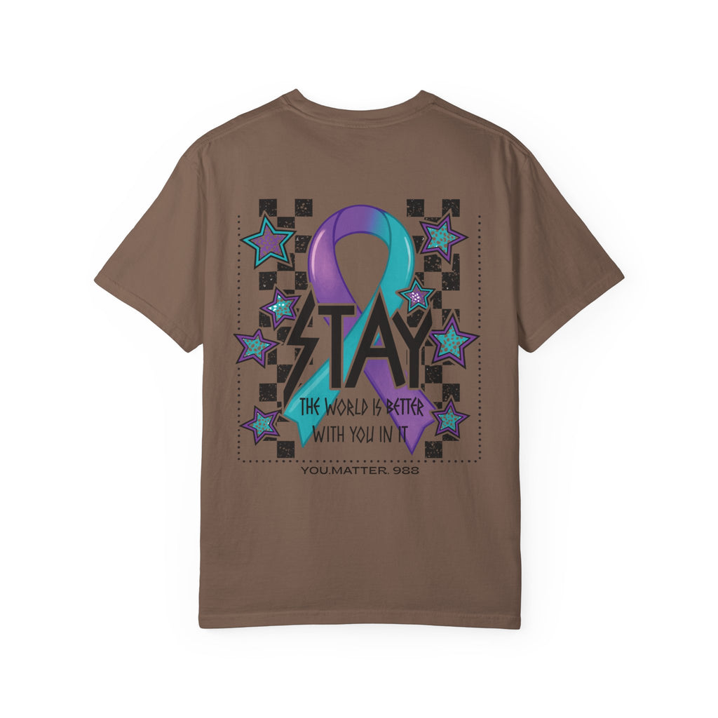 YOU.MATTER.988.STAY T-Shirt — Inspirational Graphic Tee