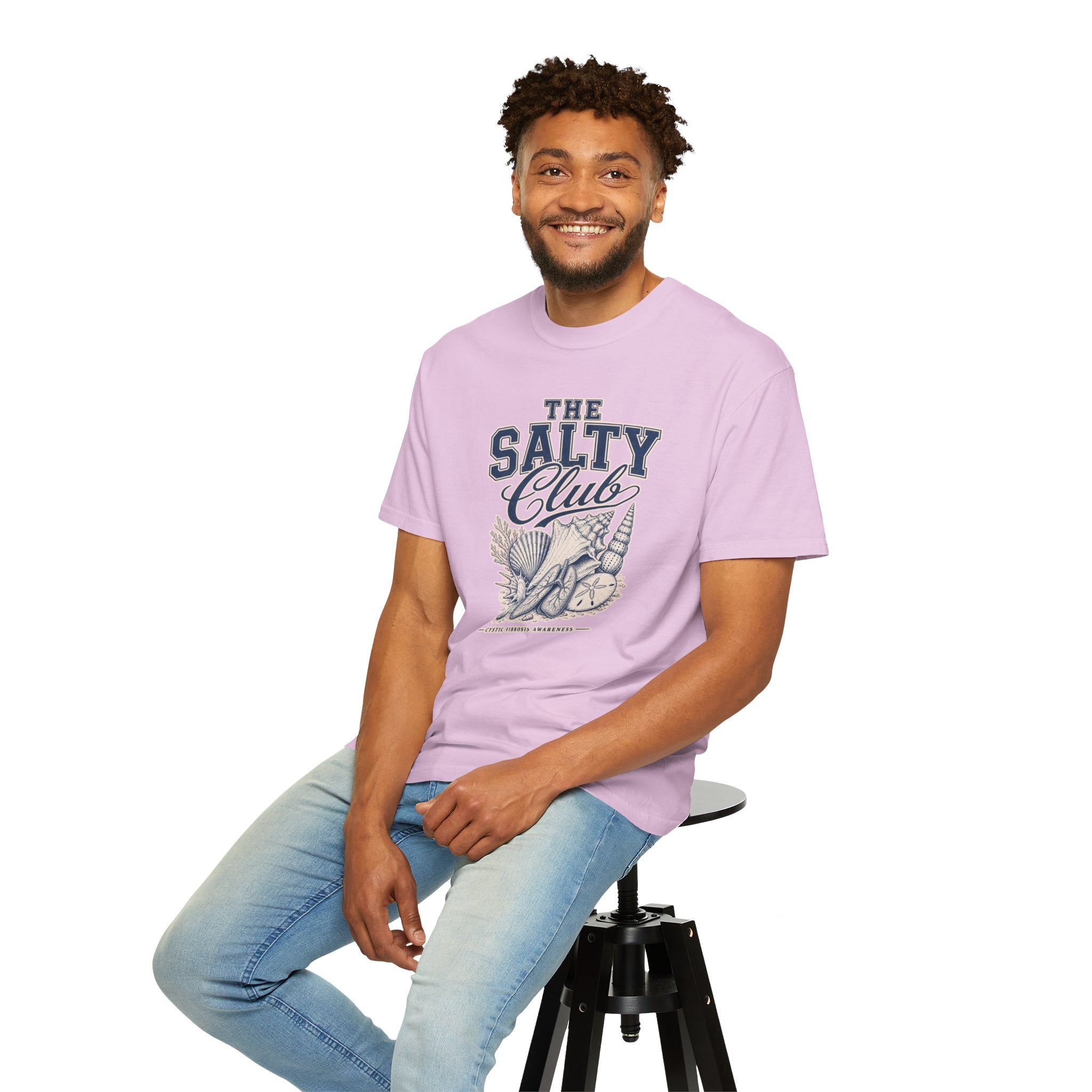 The Salty Club Beach T-Shirt — Nautical CF Awareness