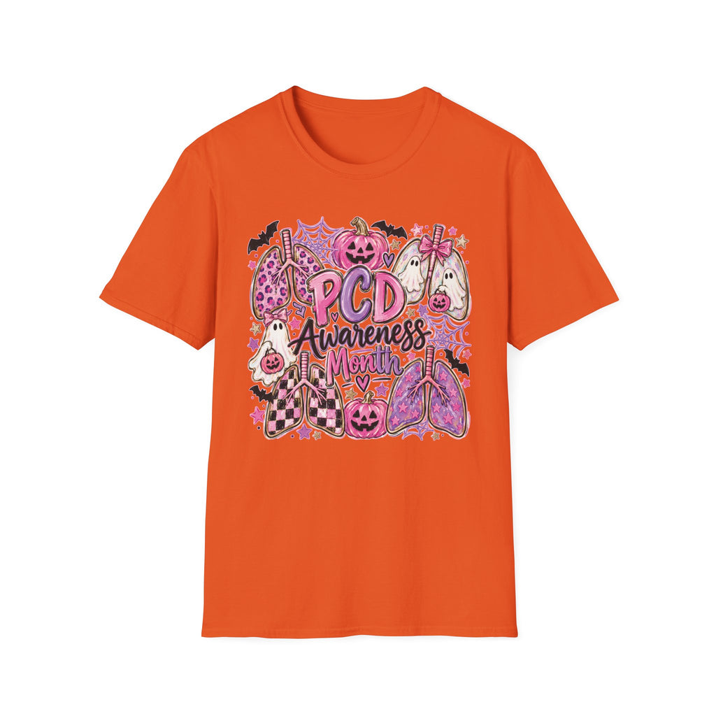 PCD Awareness Month Pumpkin T-Shirt