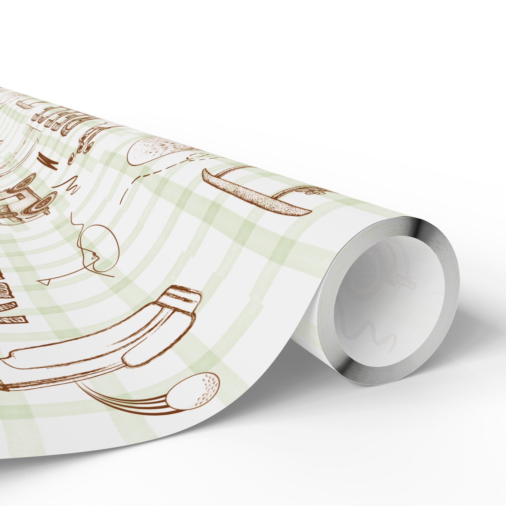 Reece Golf Print Wrapping Paper