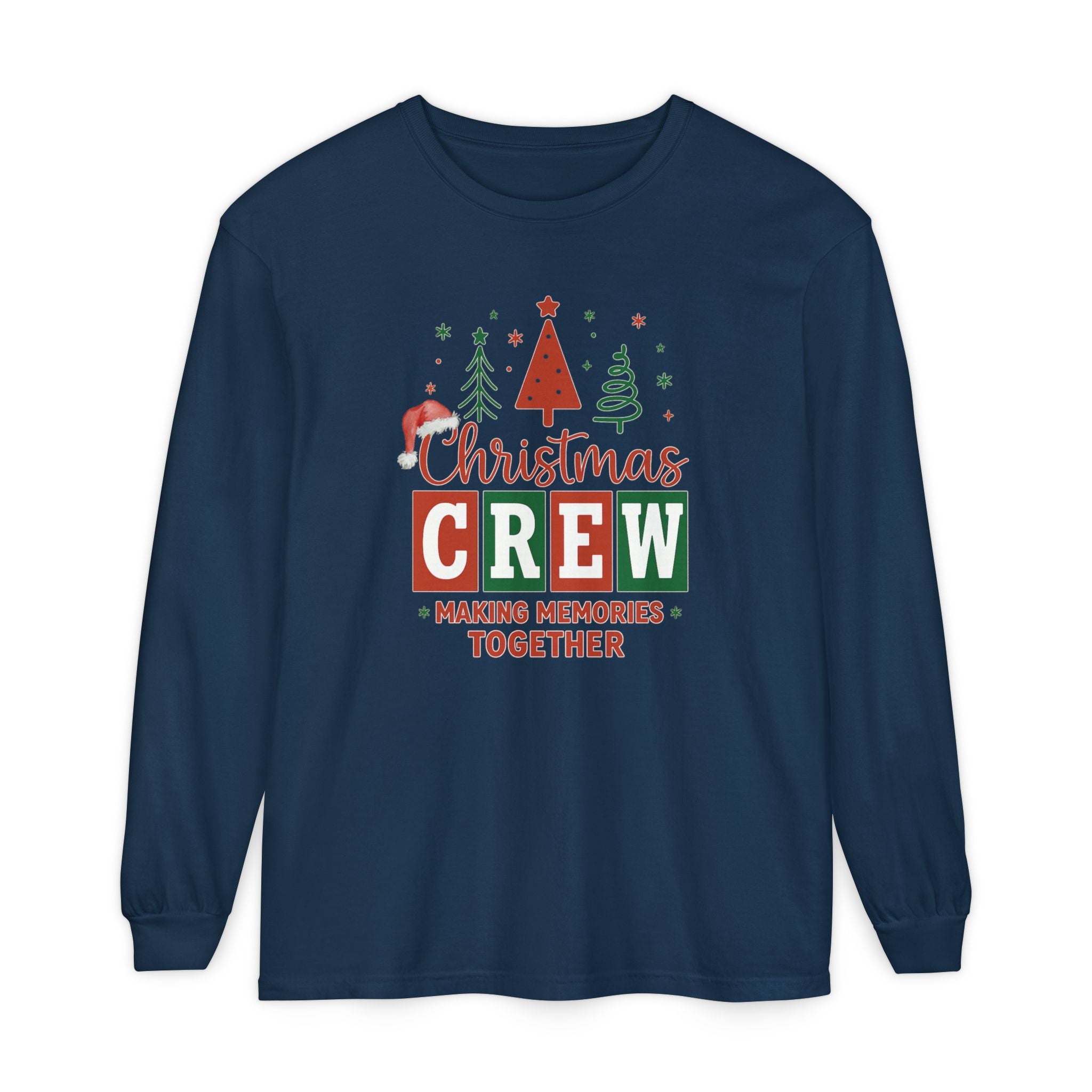 Christmas Crew Long Sleeve Shirt — 'Making Memories Together' Holiday Tee