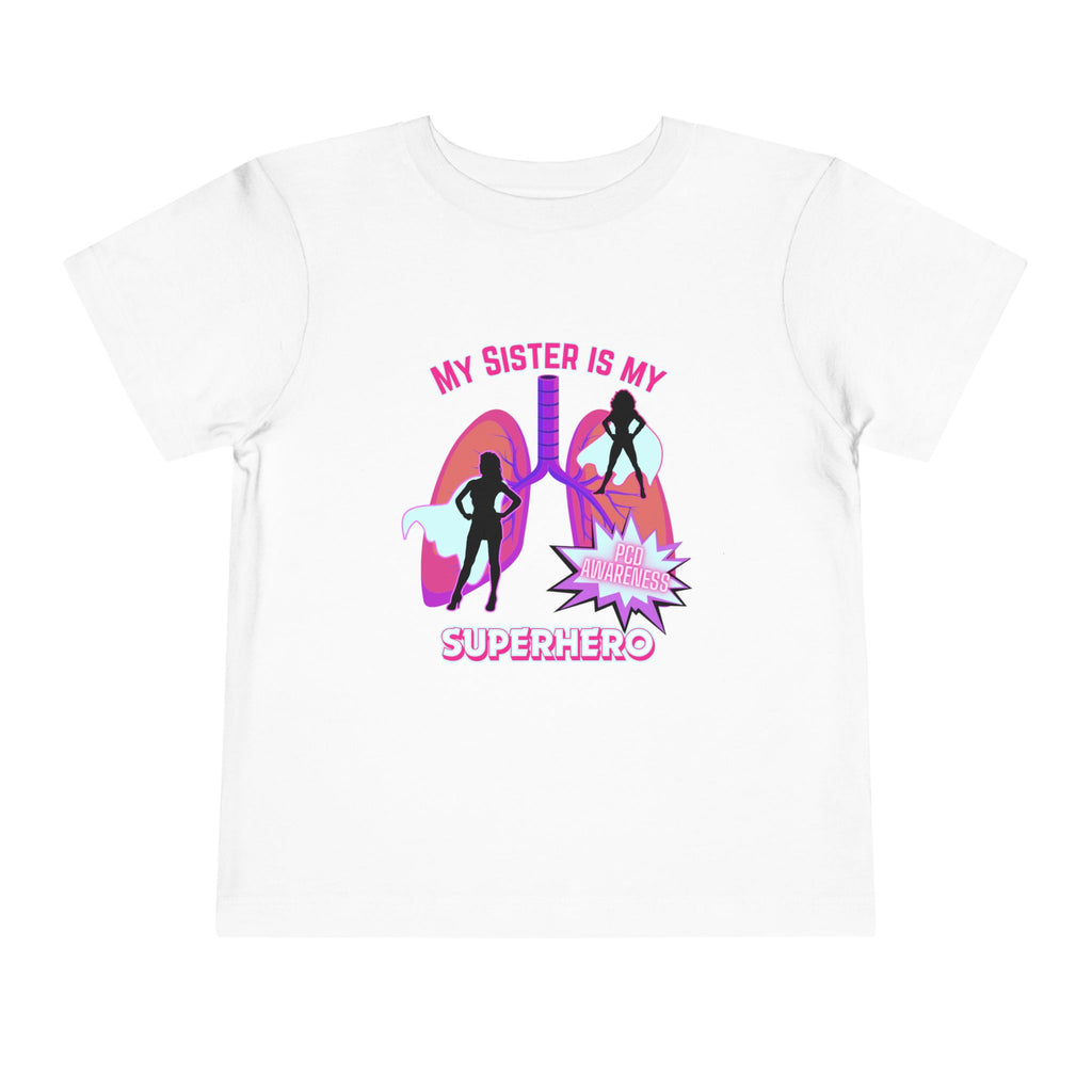 Toddler Tee Superhero PCD Awareness T-Shirt