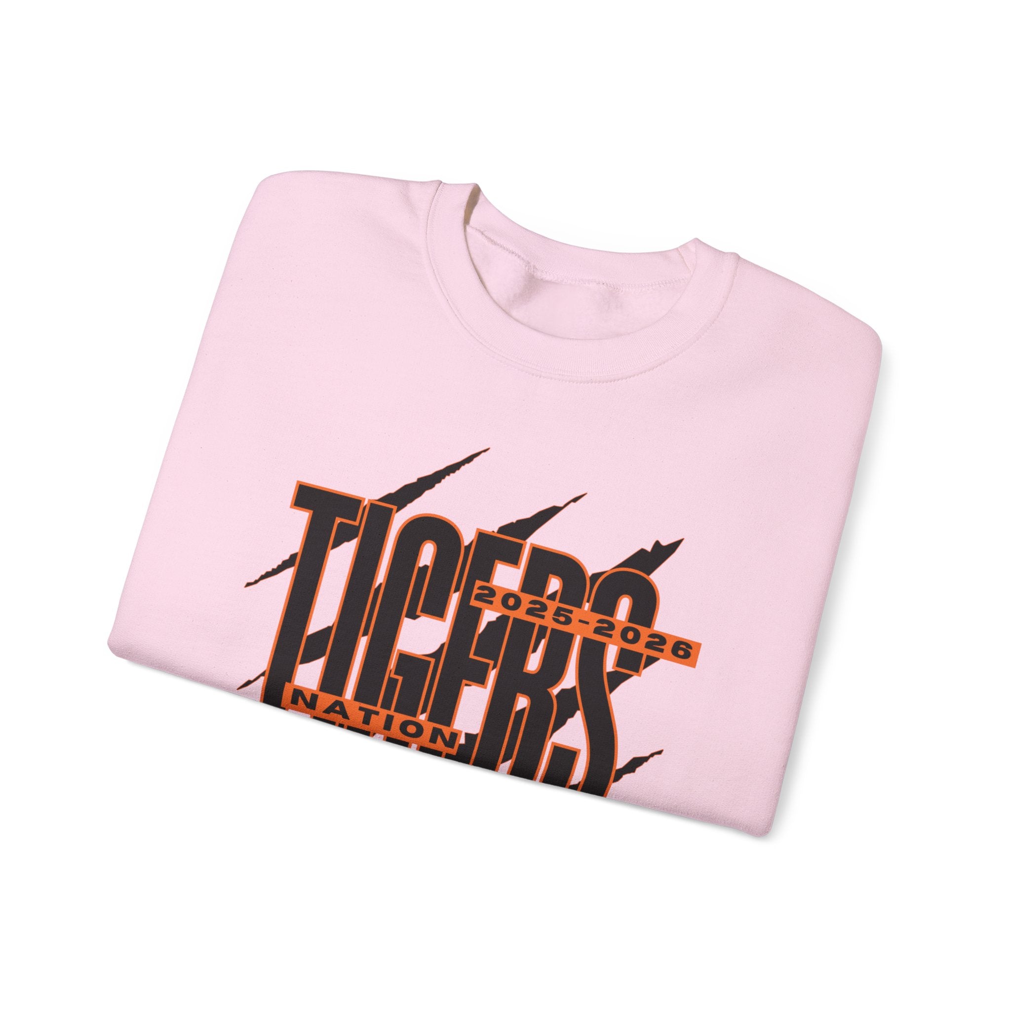 Tiger Nation Crewneck Sweatshirt — Bold Tiger Graphic Pullover