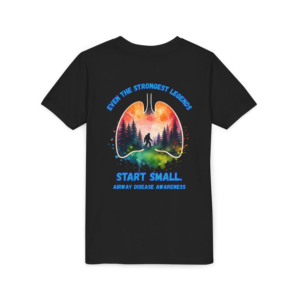 Airway Disease Awareness Tee — "Even the Strongest Legends" SAWYER STRONG—YOUTH