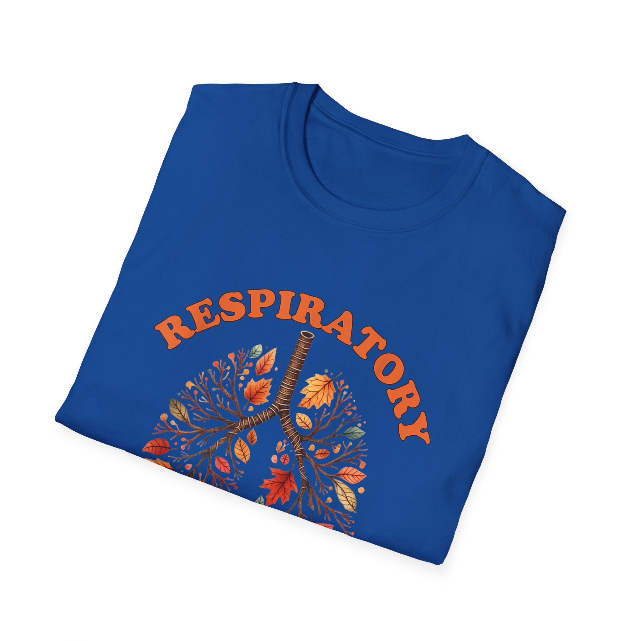 Fall Leaves Softstyle T-Shirt Respiratory Therapist