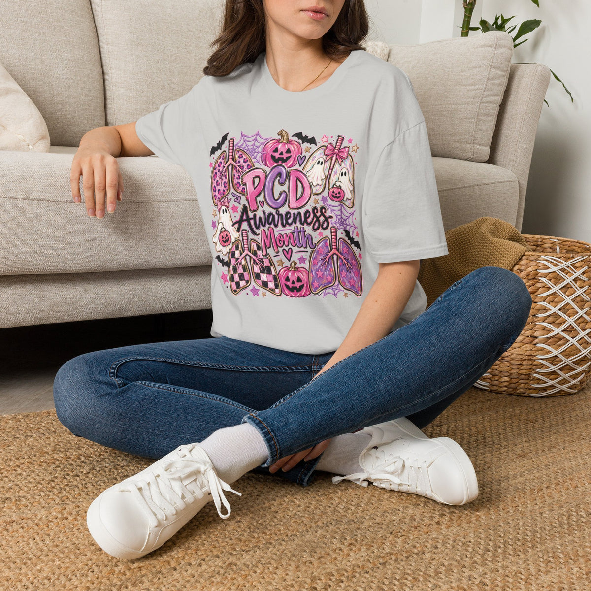 PCD Awareness Month Pumpkin T-Shirt
