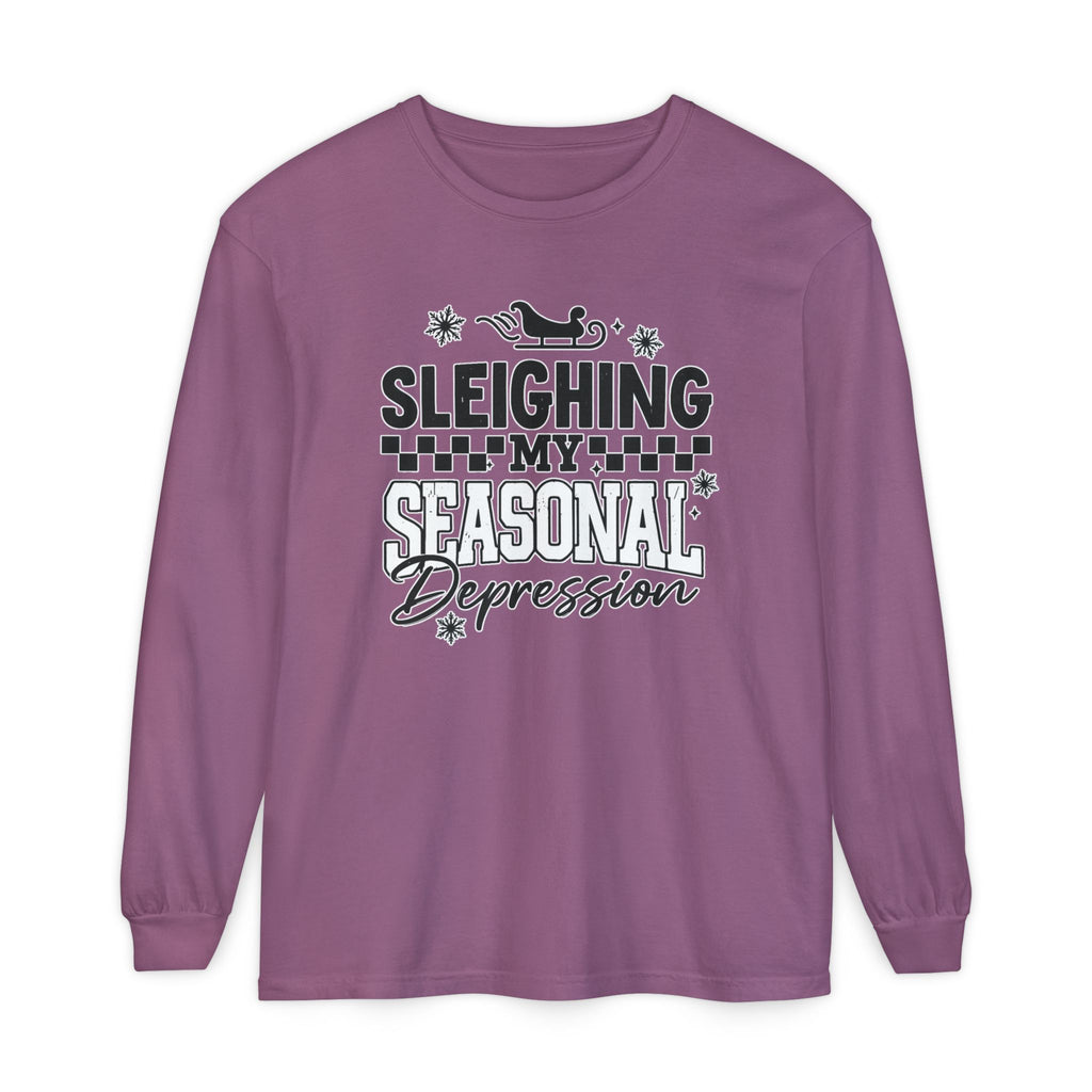 "Sleighing My Seasonal Depression" Holiday Tee