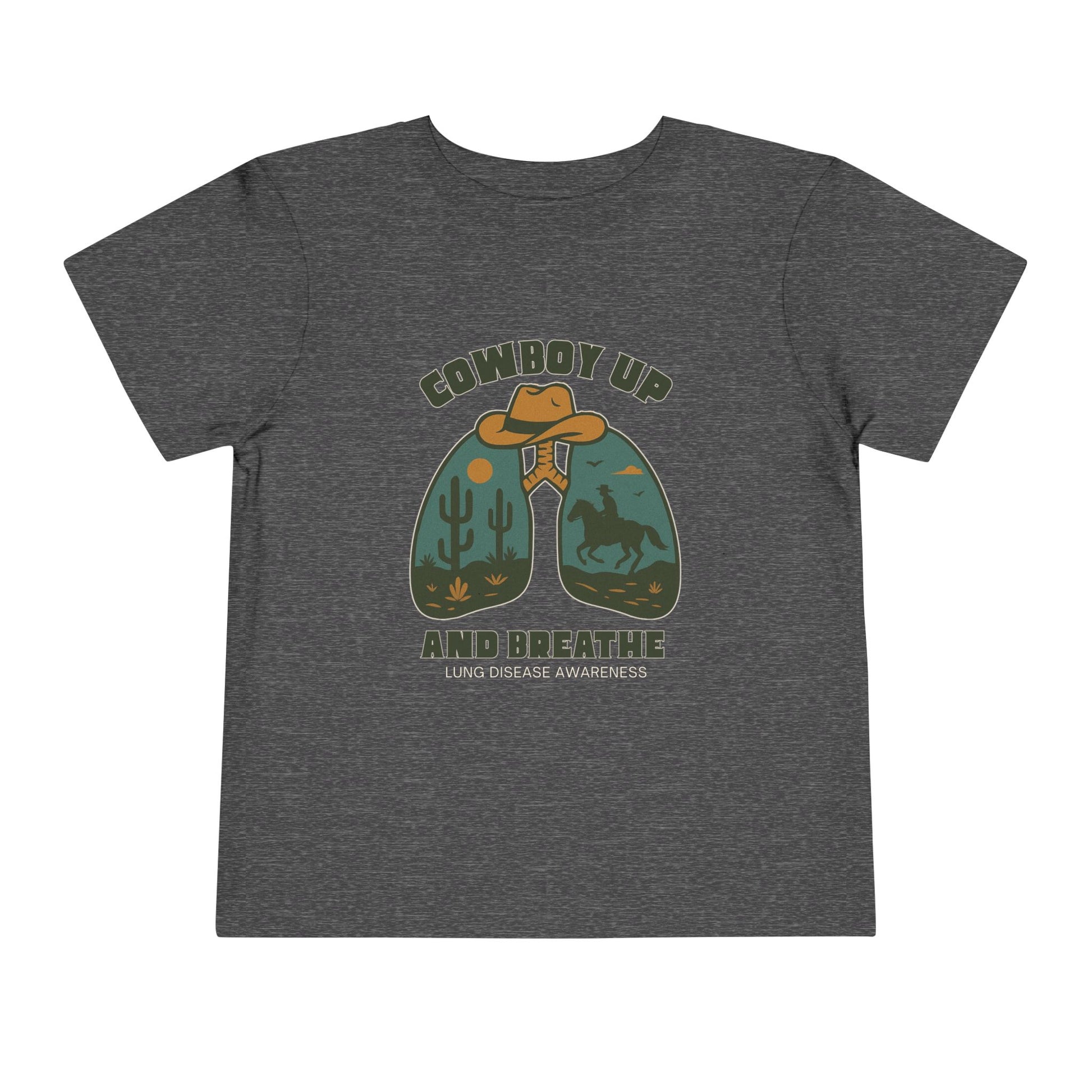 Toddler Tee Cowboy Up & Breathe