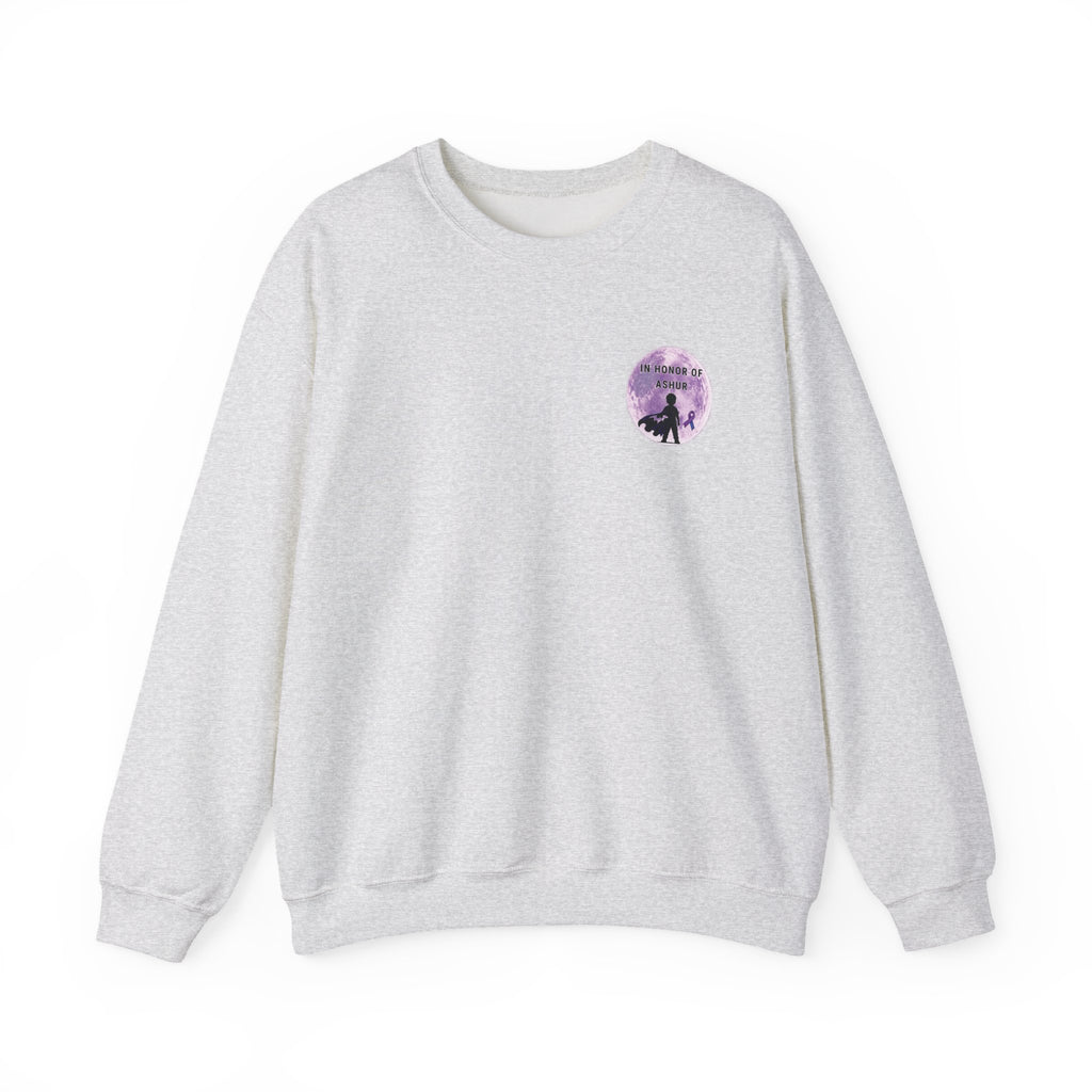 Every Hero Leaves a Legacy Adult Crewneck - Ashur Fundraiser