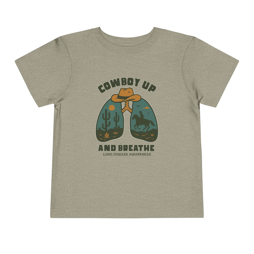 Toddler Tee Cowboy Up & Breathe