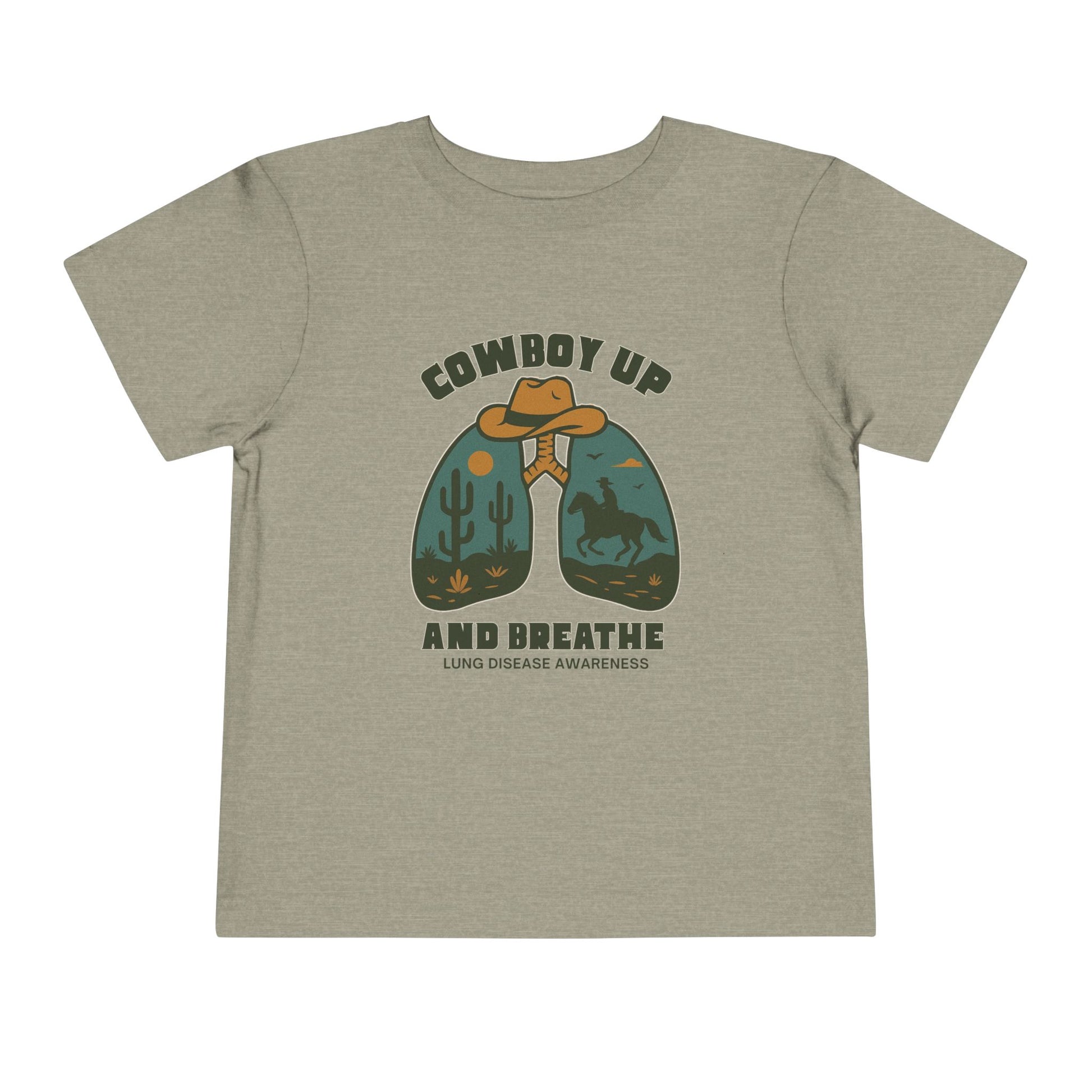 Toddler Tee Cowboy Up & Breathe
