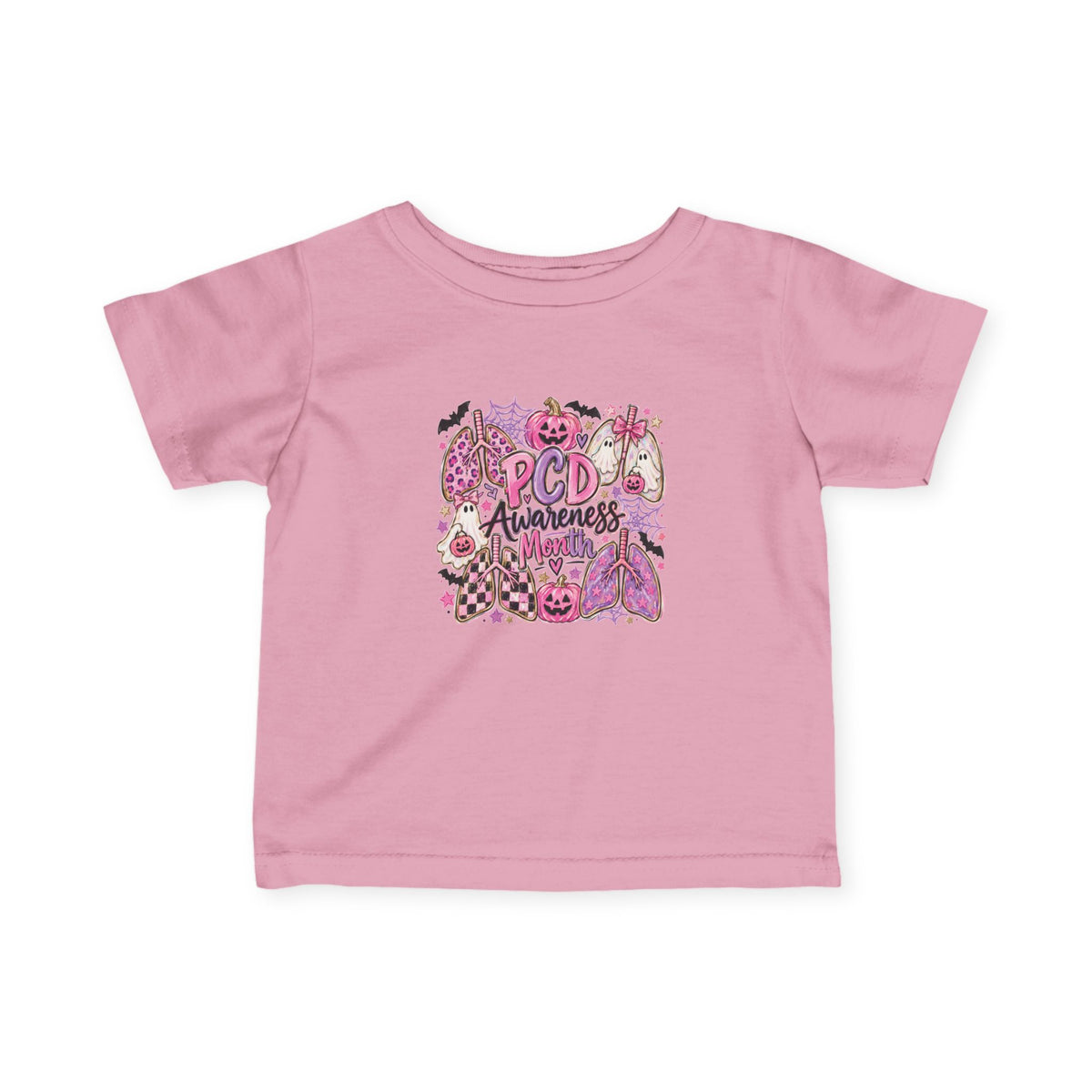 Infant Tee — Pink PCD Awareness Baby Shirt