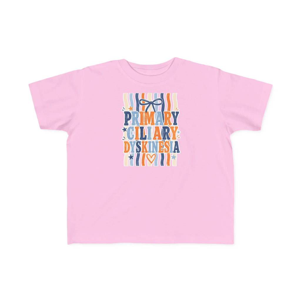 The Jentri- Toddler Primary Ciliary Dyskinesia Tee — Awareness Ribbon Design