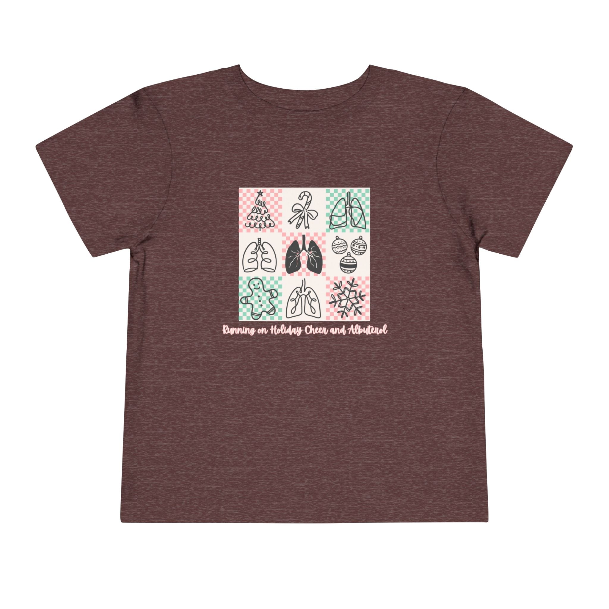 Toddler Running on Holiday Cheer and Albuterol