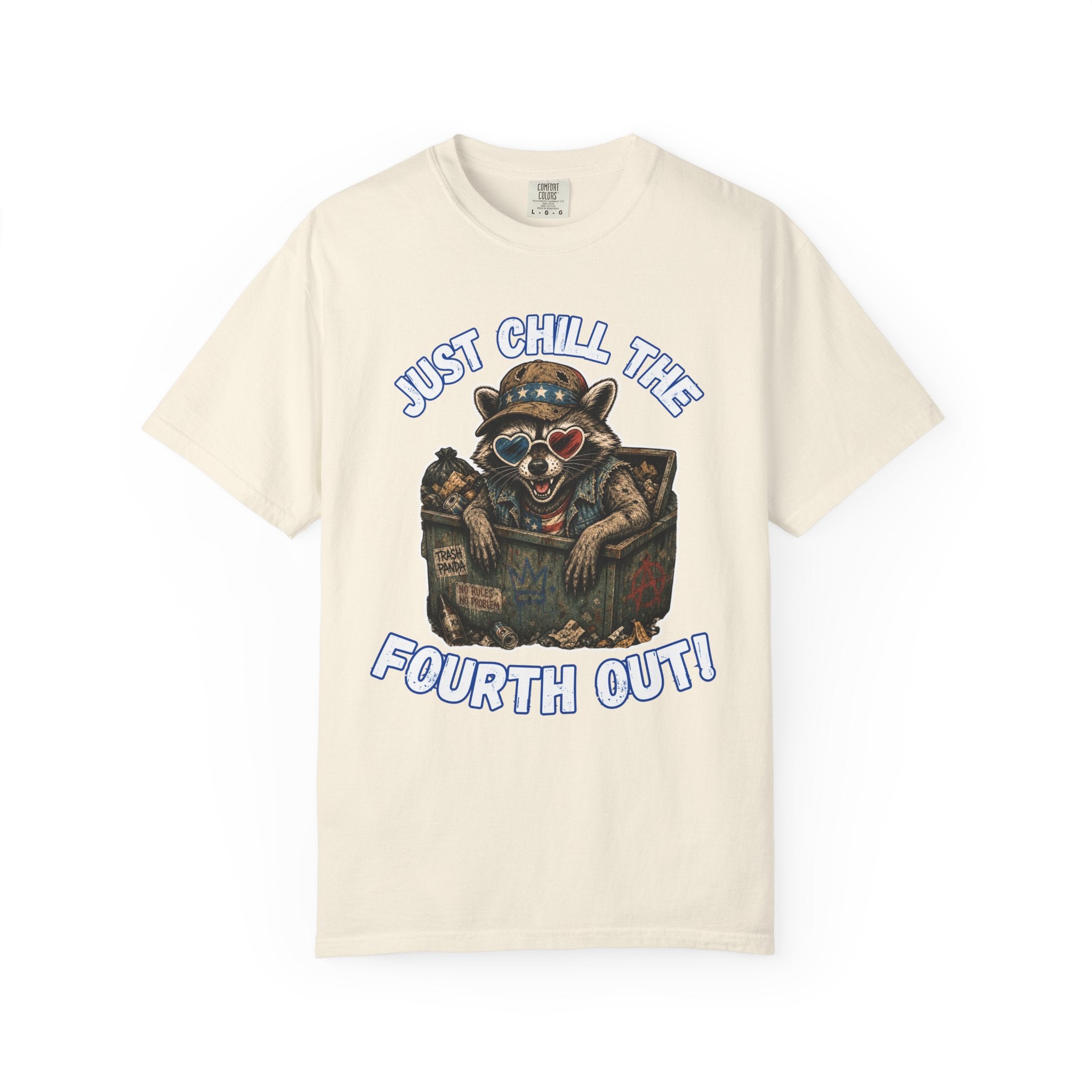 Raccoon 'Chill the Fourth Out' T-Shirt