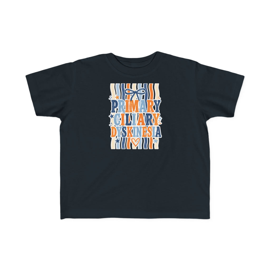The Jentri- Toddler Primary Ciliary Dyskinesia Tee — Awareness Ribbon Design