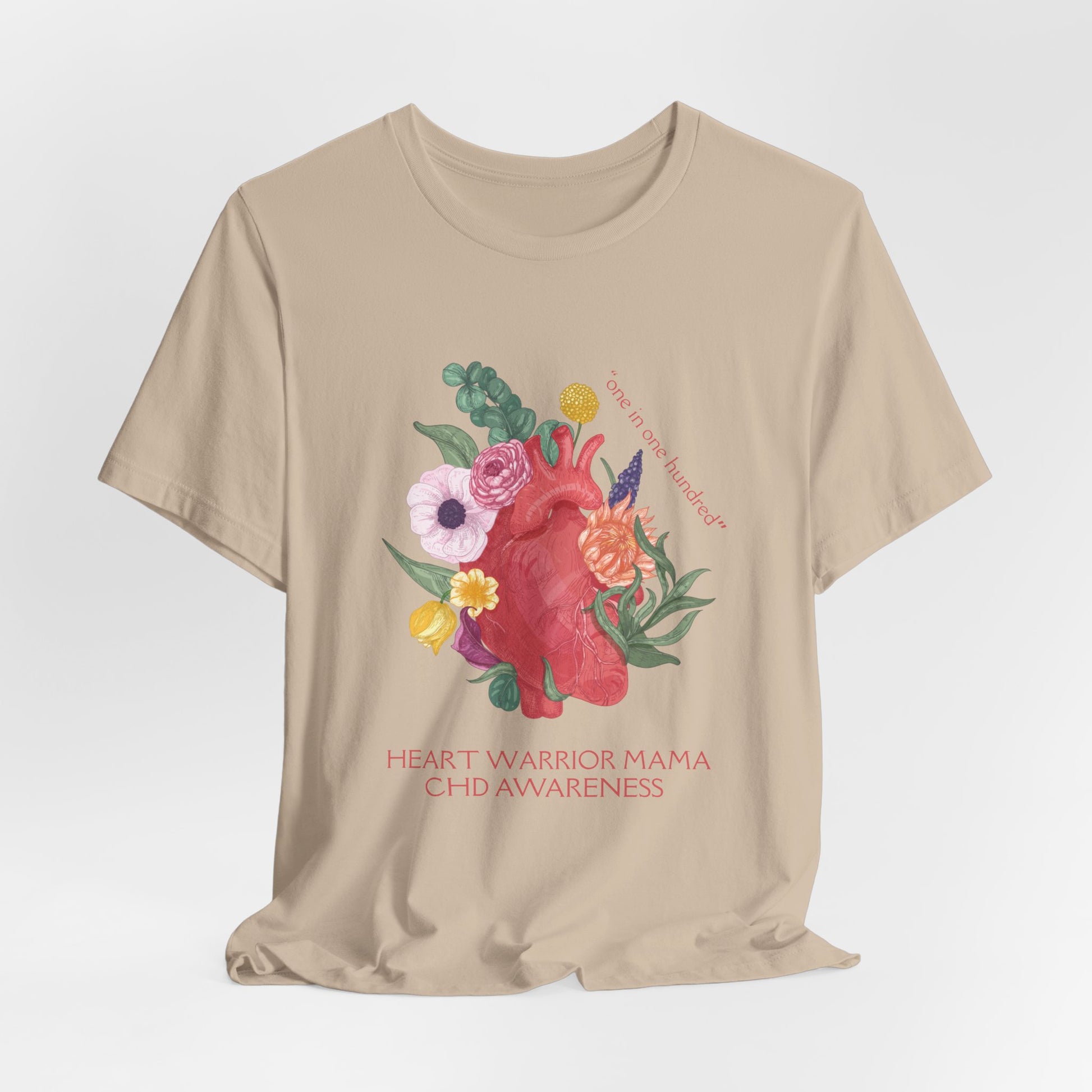 Heart Warrior Mama CHD Awareness Tee