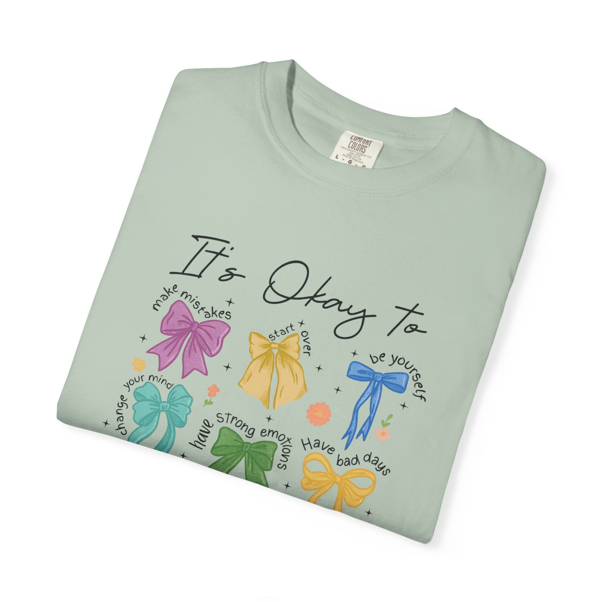 It’s okay to- Mental Health Coquette Tee