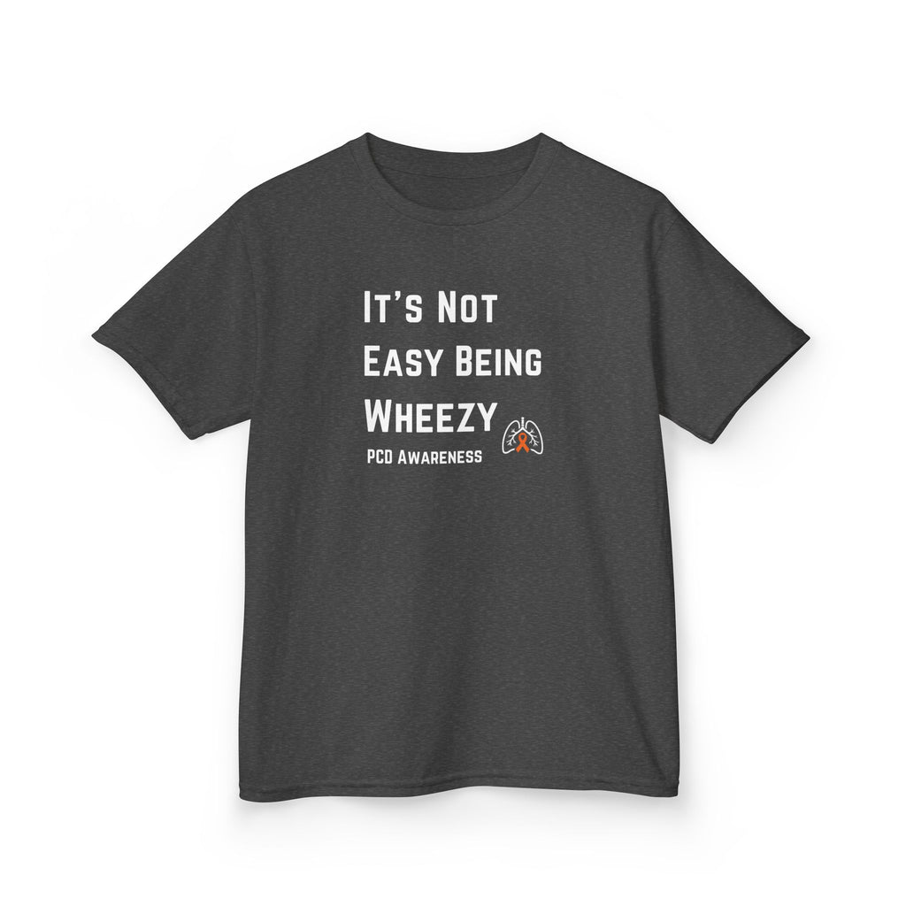 Kids 'Not Easy Being Wheezy' PCD Awareness Tee