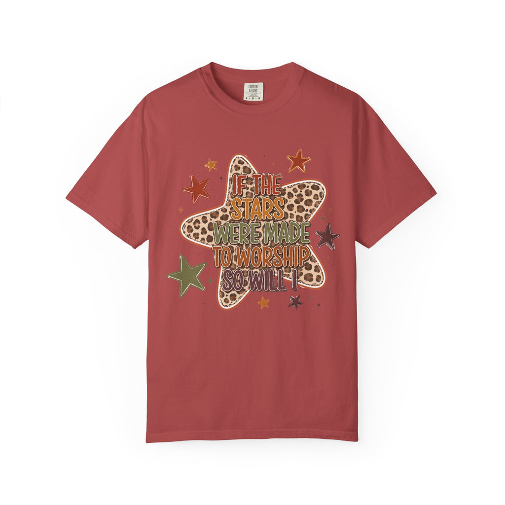 Vintage Star T-Shirt — "If the stars were made to worship so will I”