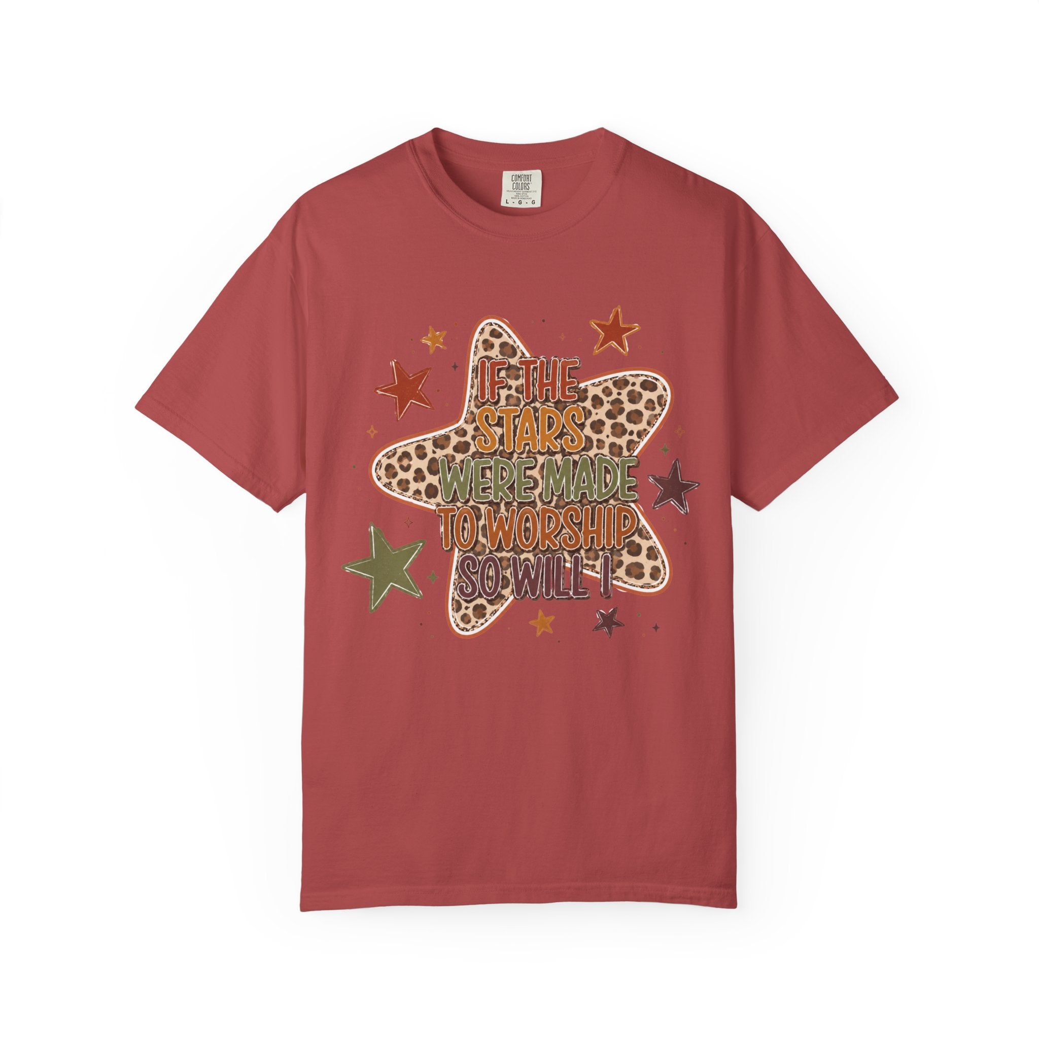 Vintage Star T-Shirt — "If the stars were made to worship so will I”