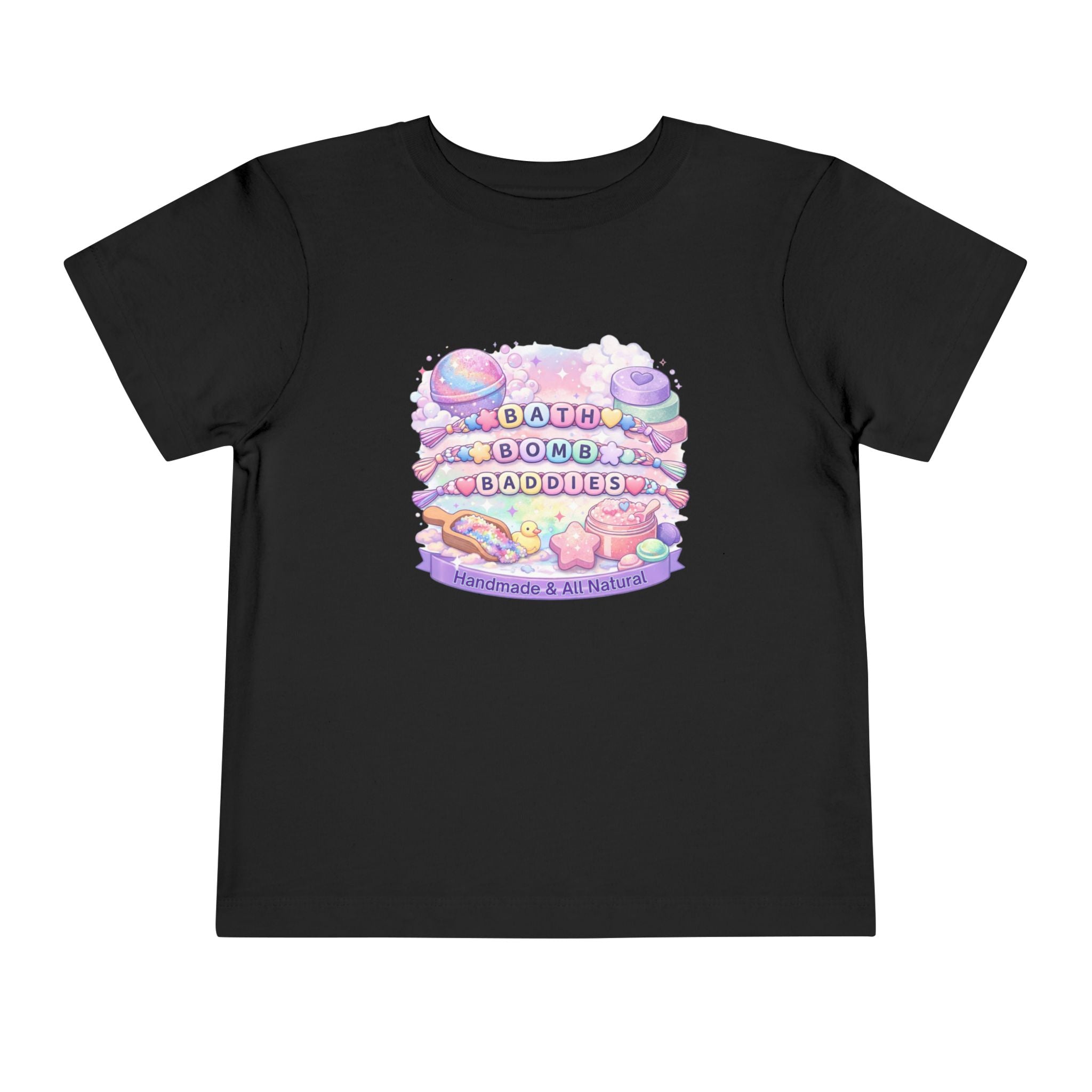Toddler Bath Bomb Baddies T-Shirt — Pastel Handmade Bath Bombs Graphic Tee