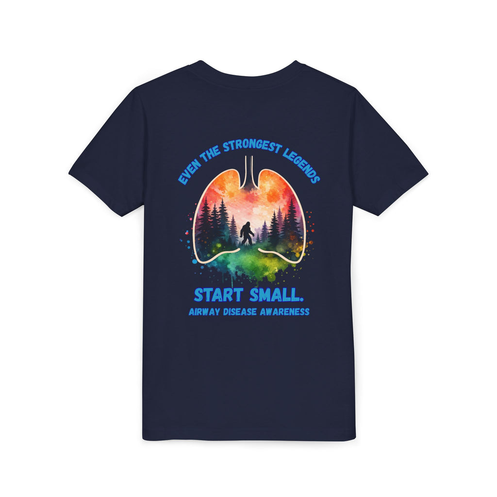 Airway Disease Awareness Tee — "Even the Strongest Legends" SAWYER STRONG—YOUTH