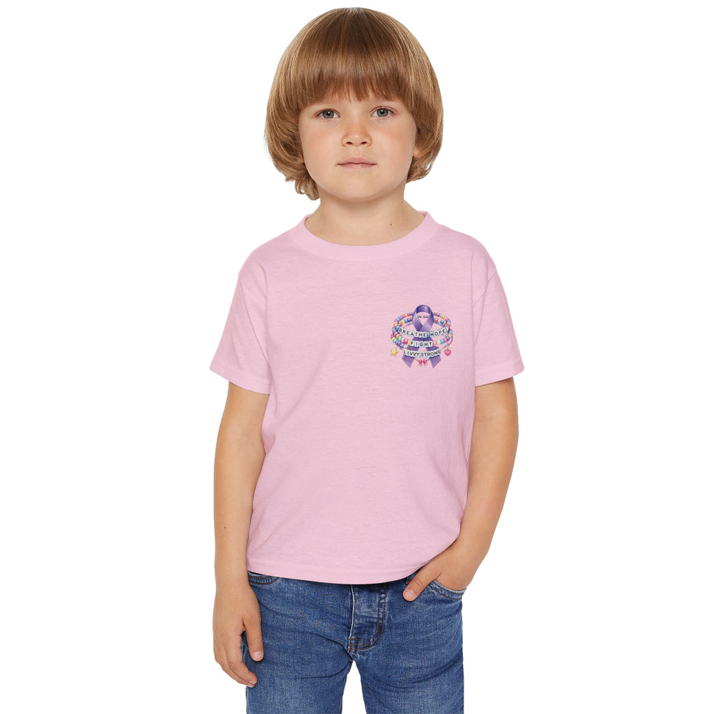 TODDLER Team Livvy Strong Fundraiser T-Shirt —CF Awareness Tee