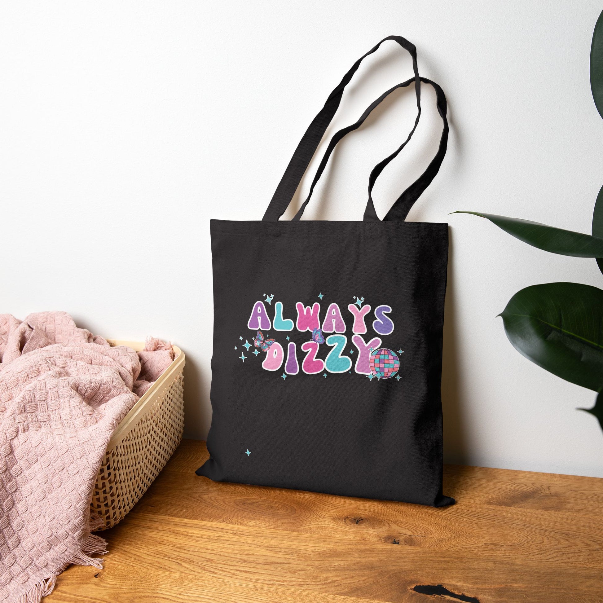 Cotton Canvas Tote Bag - Always Dizzy POTS
