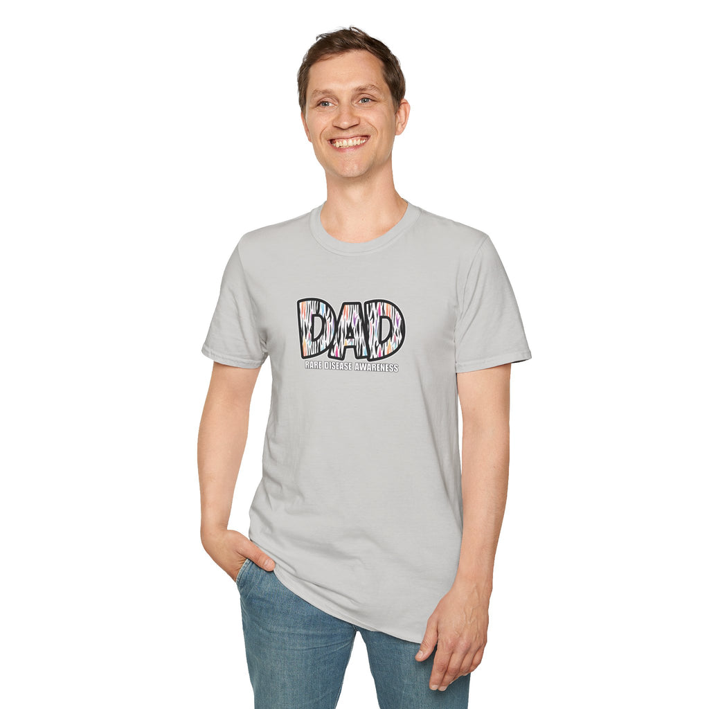 DAD Warrior Stripes Tee — Andme Bamboo Collab Graphic T-Shirt