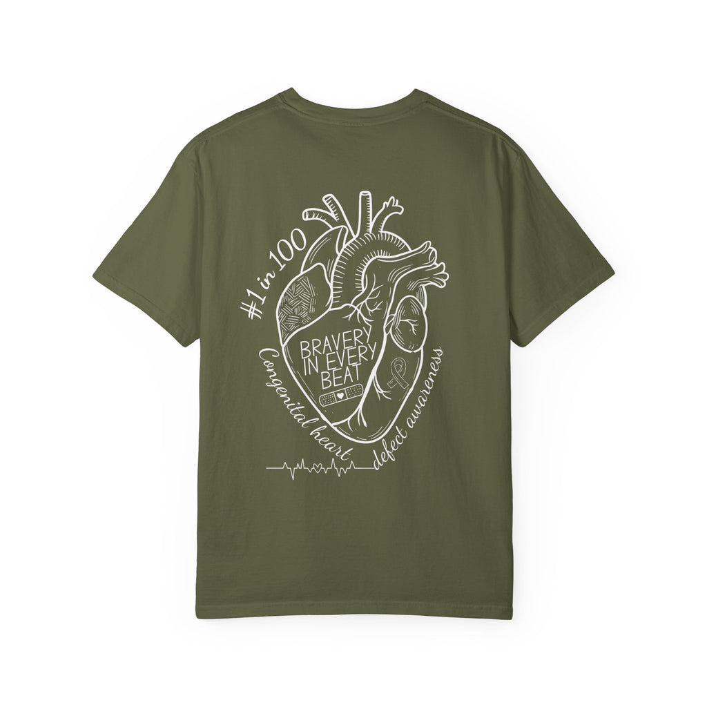 Bravery in Every Beat CHD T-Shirt