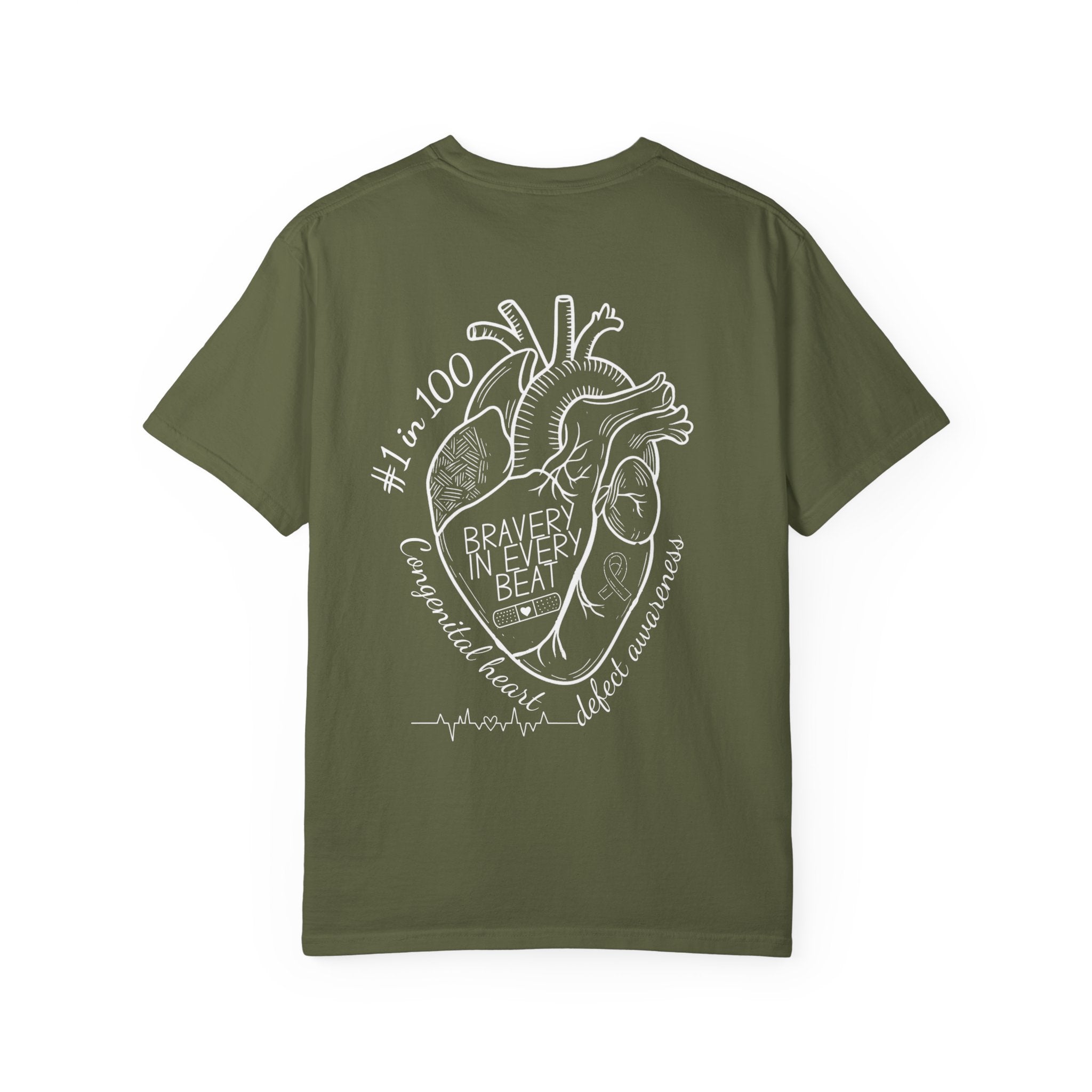Bravery in Every Beat CHD T-Shirt