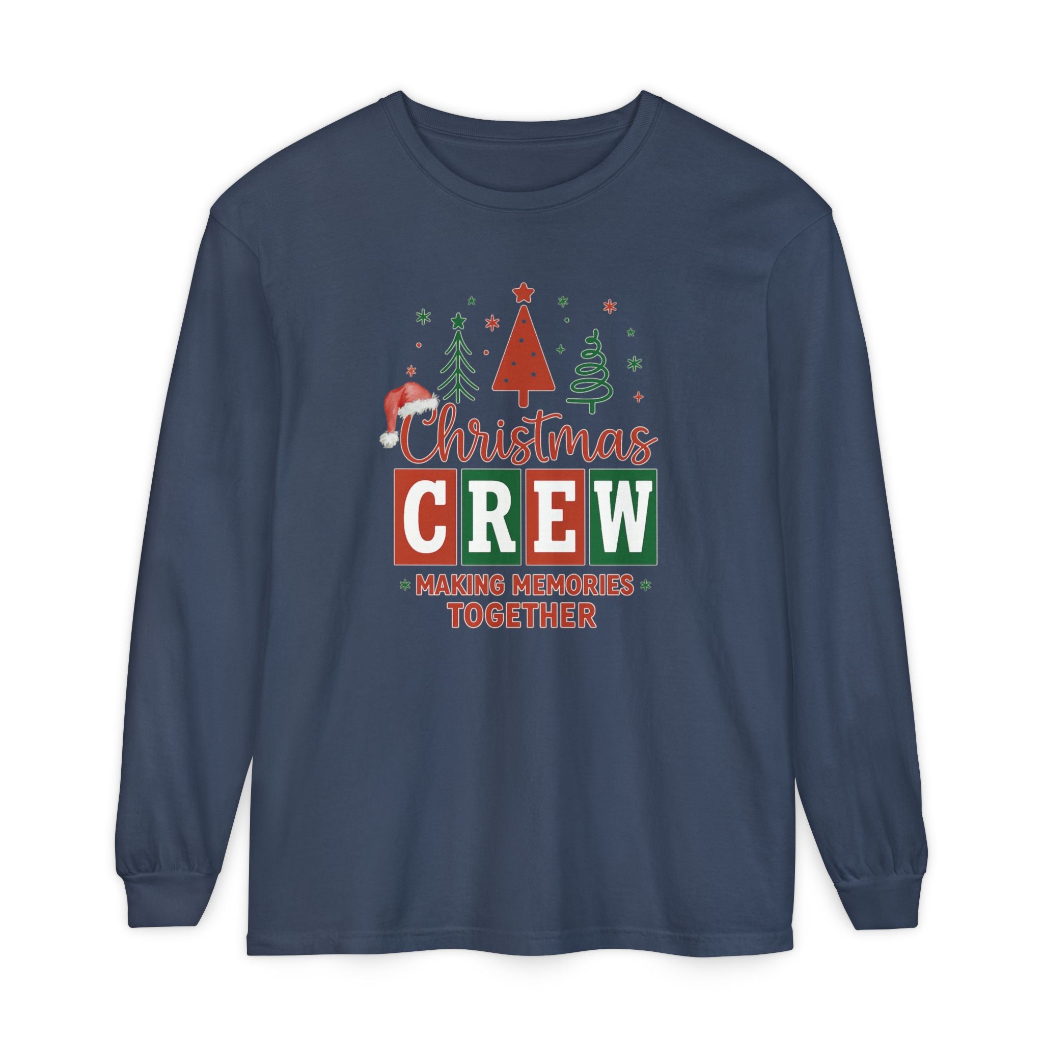 Christmas Crew Long Sleeve Shirt — 'Making Memories Together' Holiday Tee