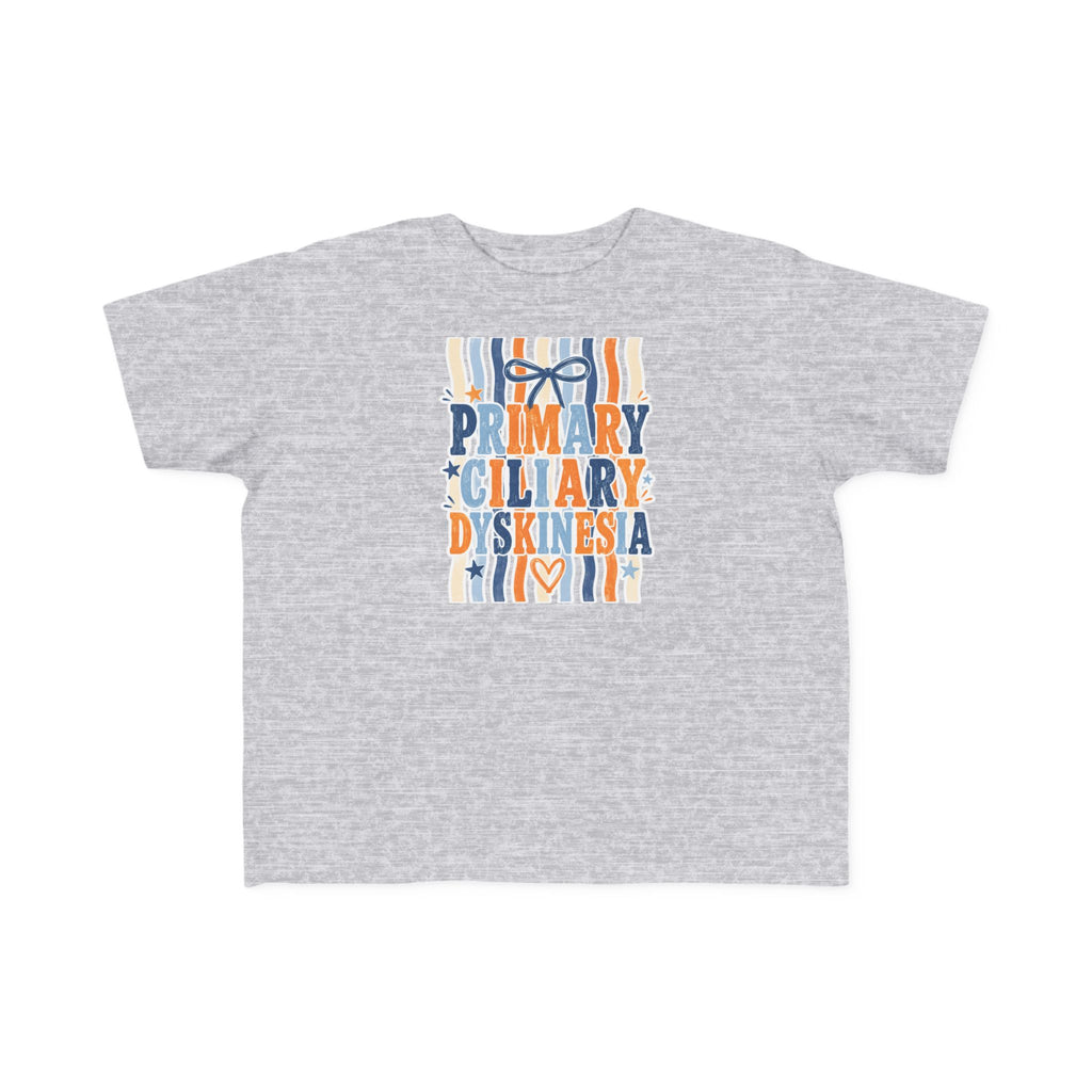 The Jentri- Toddler Primary Ciliary Dyskinesia Tee — Awareness Ribbon Design