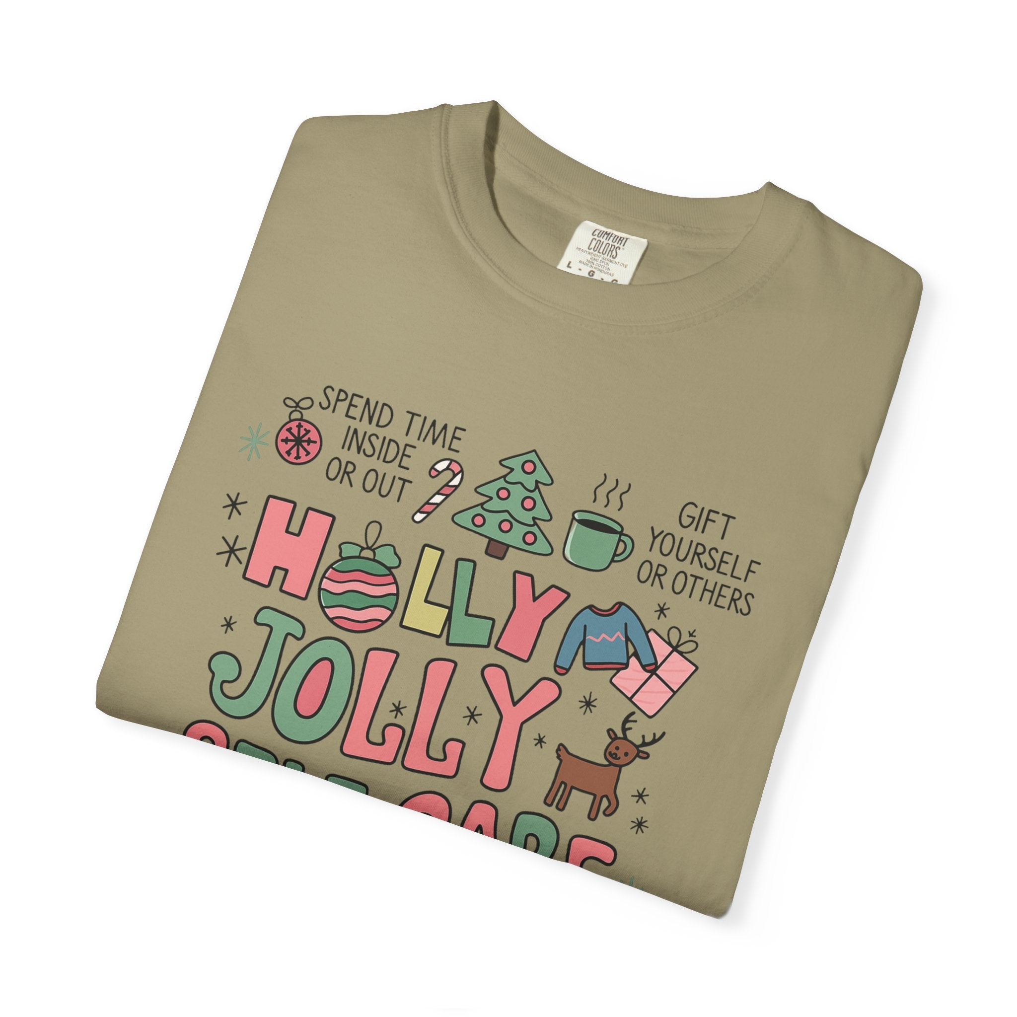 Christmas Self Care Tee — Holiday T-shirt