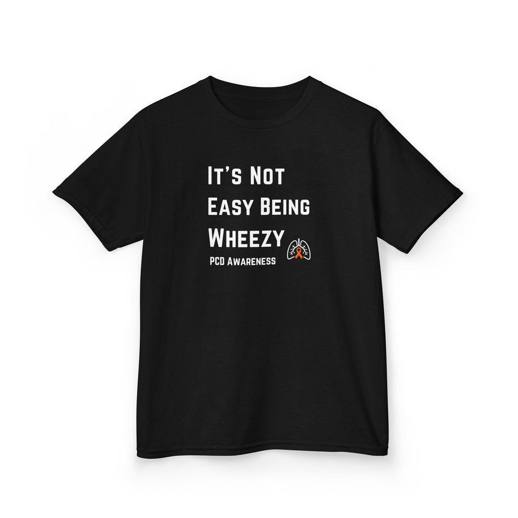 Kids 'Not Easy Being Wheezy' PCD Awareness Tee