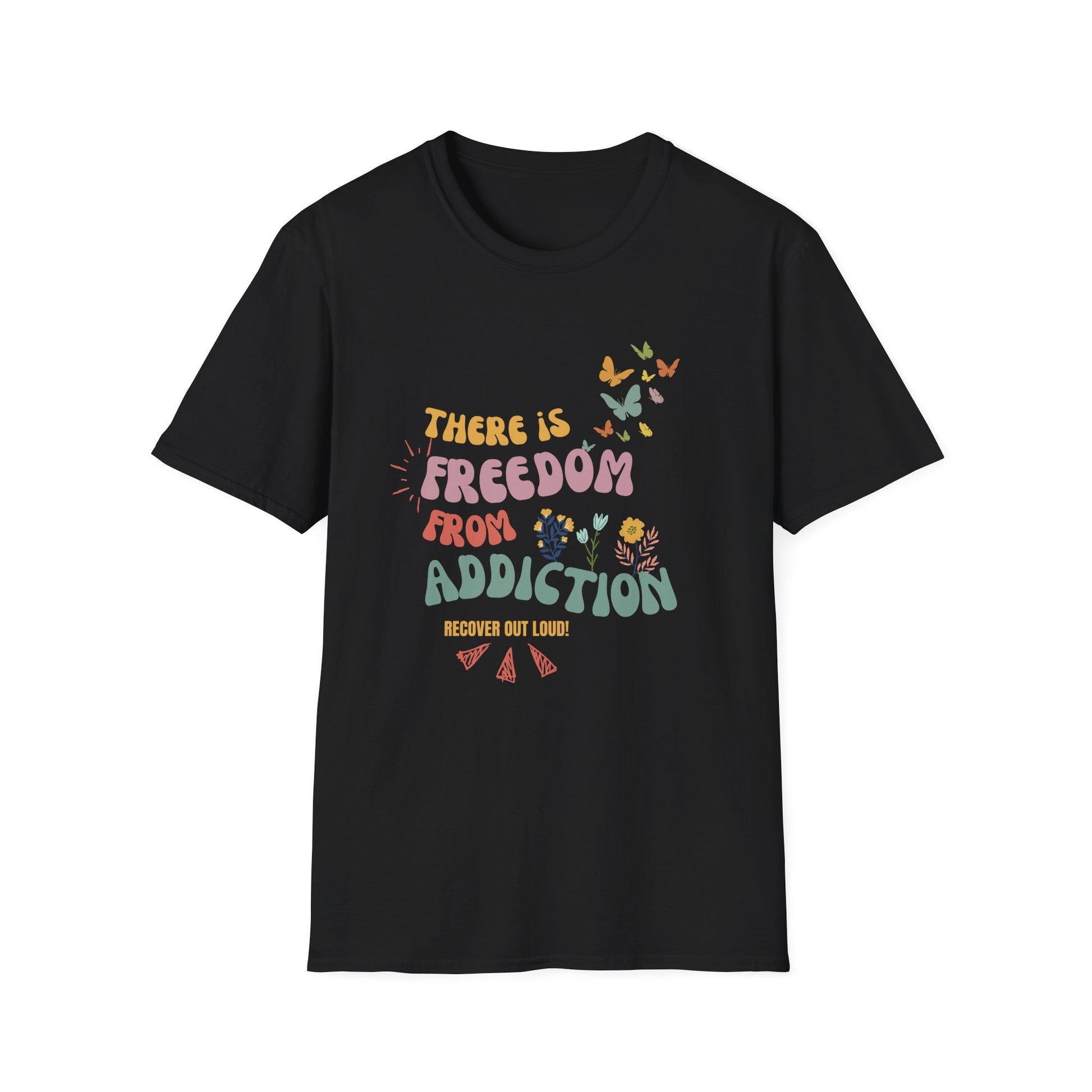 Recovery Addiction Freedom T-Shirt