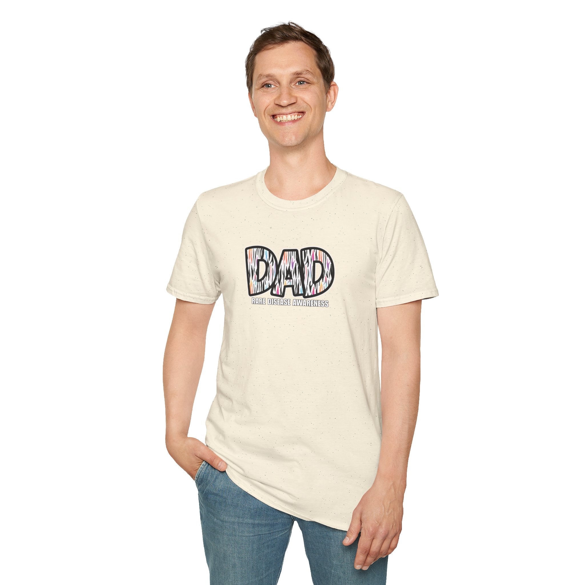 DAD Warrior Stripes Tee — Andme Bamboo Collab Graphic T-Shirt